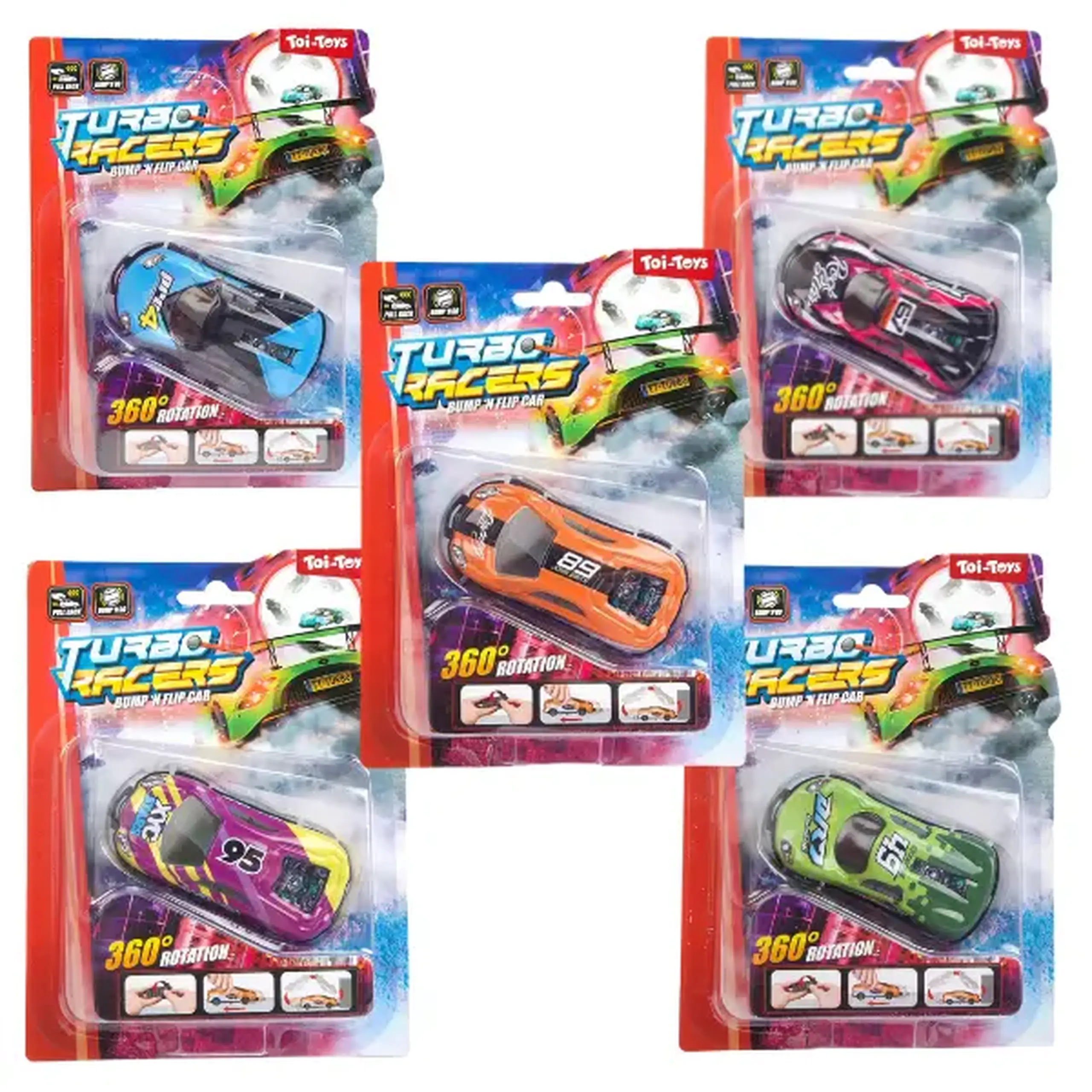 Mașina cascadorie Turbo Racer "Bump N Flip", (as.)