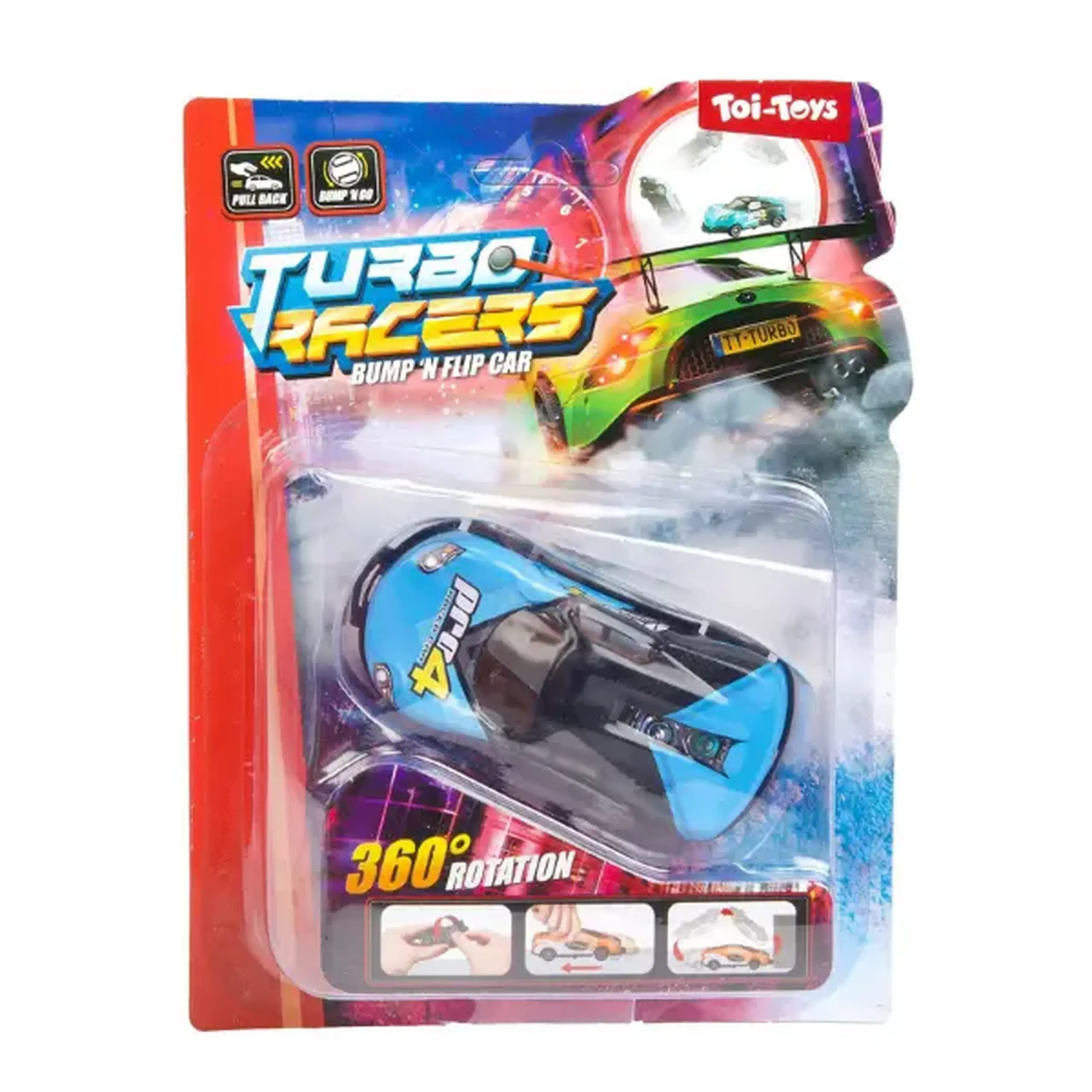 Mașina cascadorie Turbo Racer "Bump N Flip", (as.)