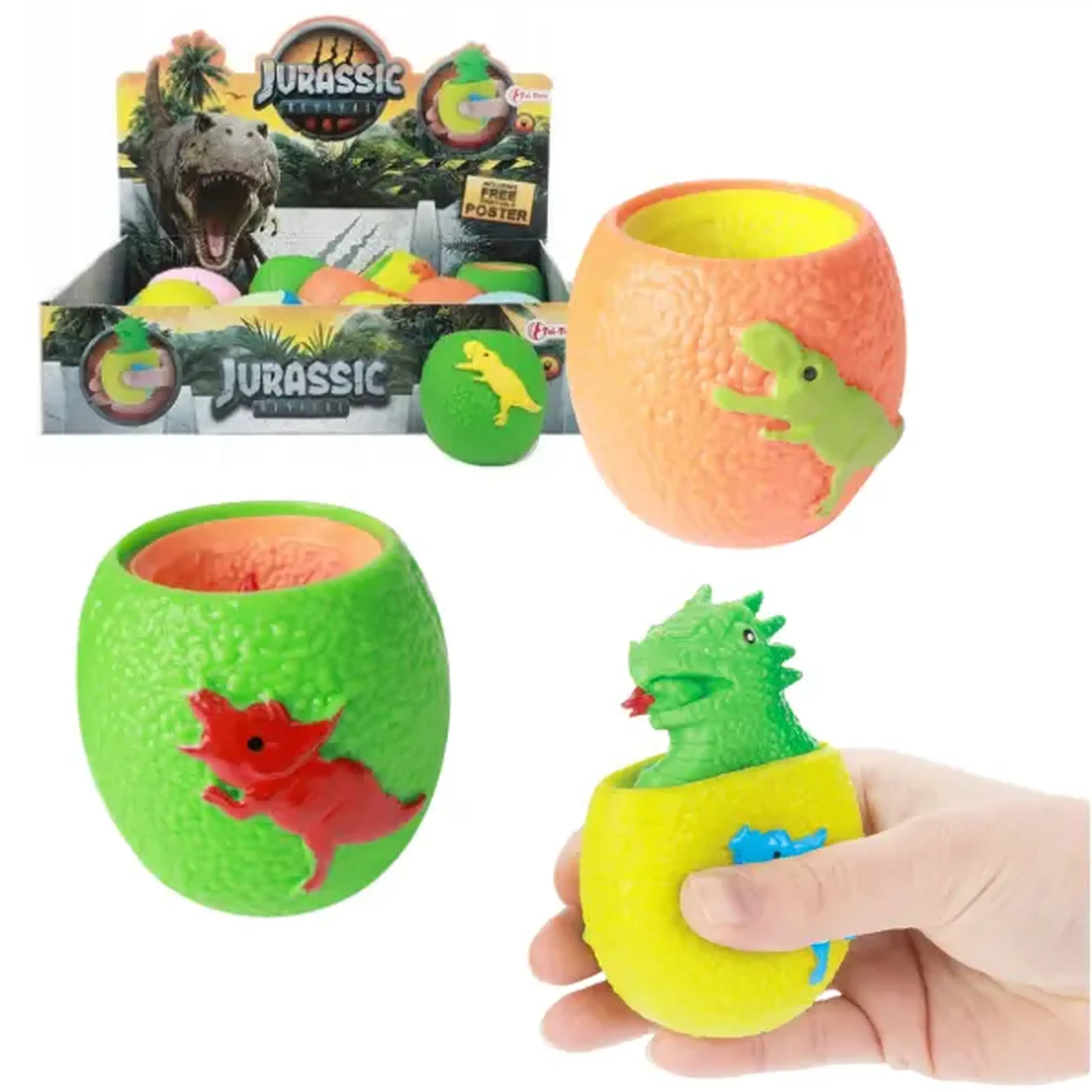 Jucărie antistres "Ou cu dinozaur" — World of Dinosaurs (as.)