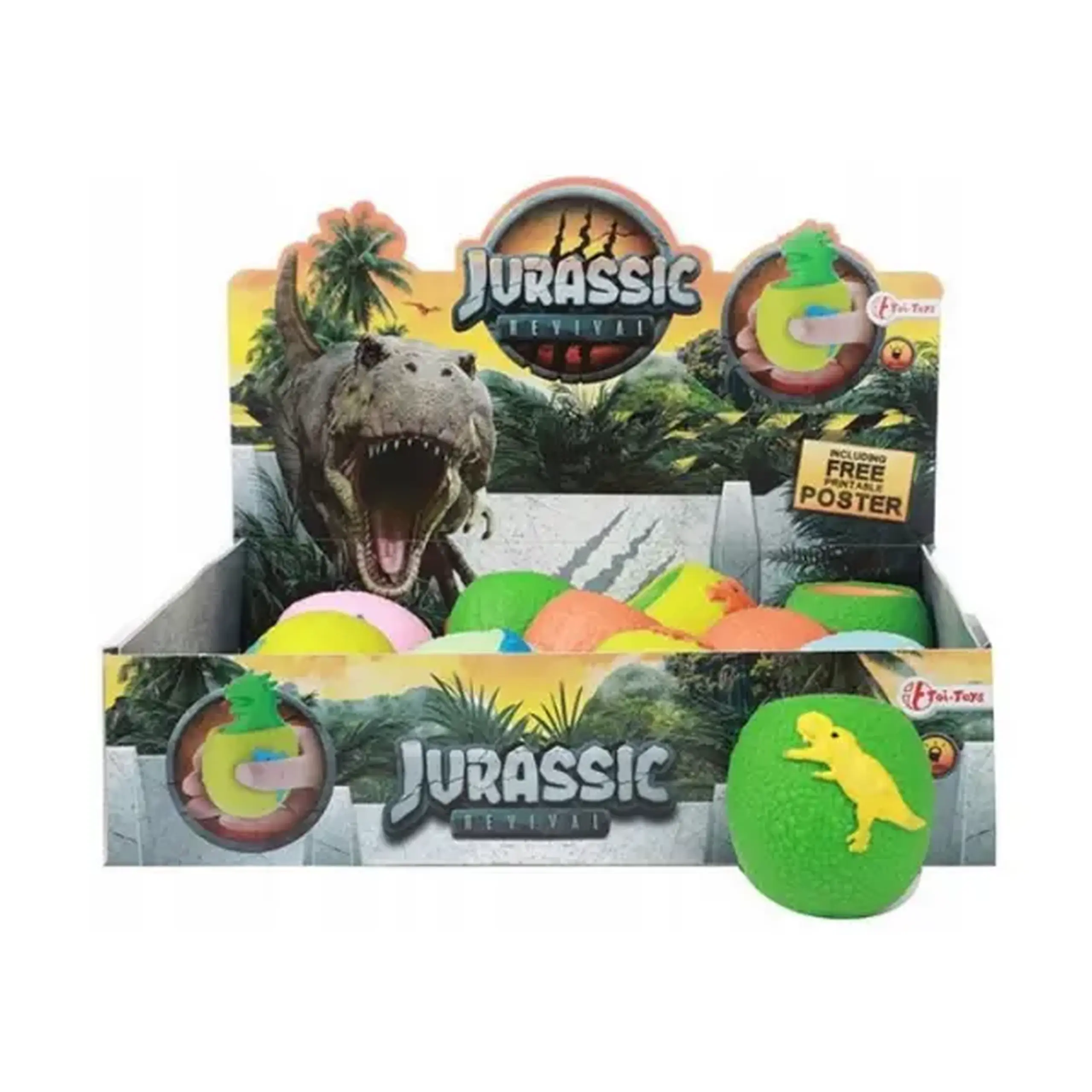 Jucărie antistres "Ou cu dinozaur" — World of Dinosaurs (as.)