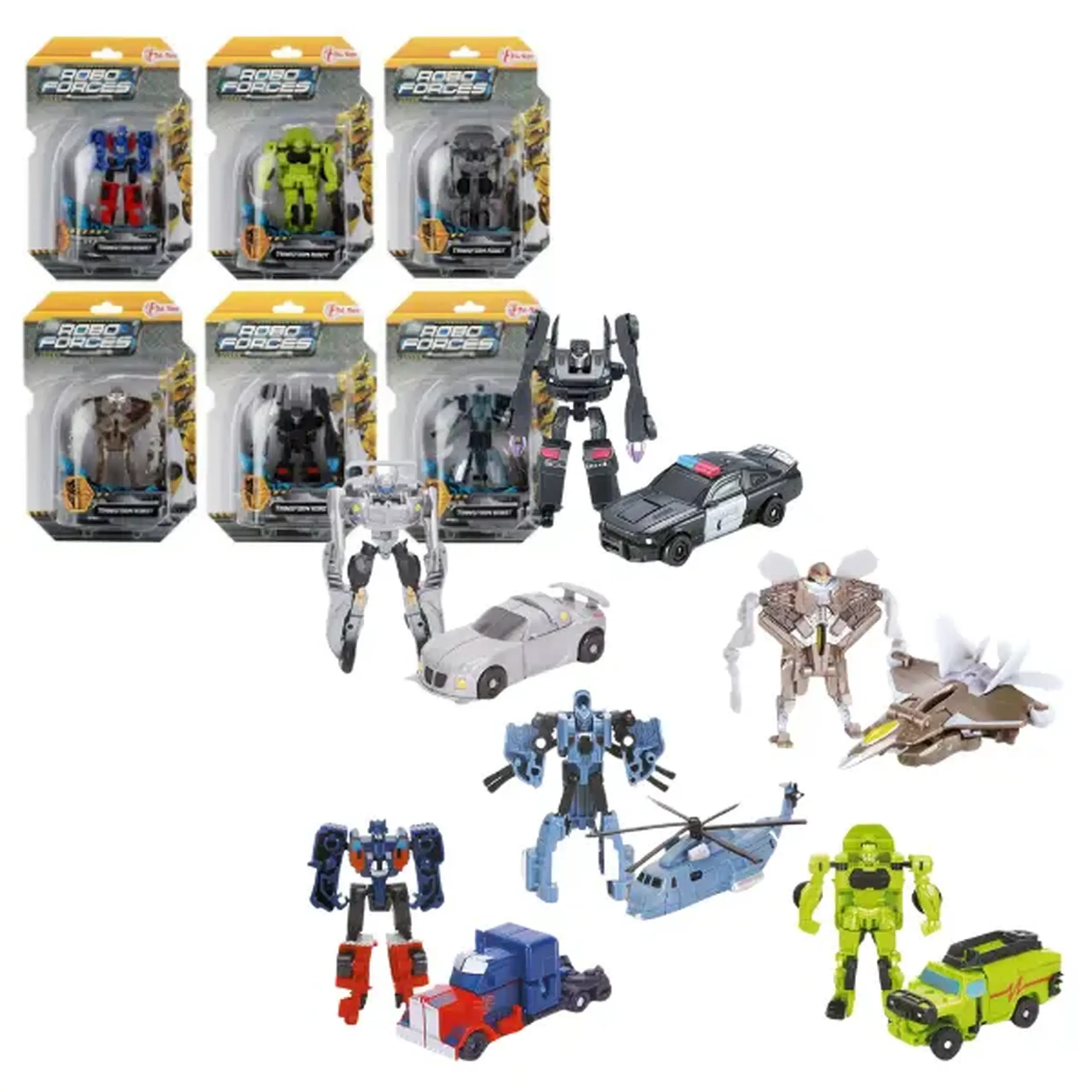 Robot transformer 2 în 1 "Roboforces", (as.)