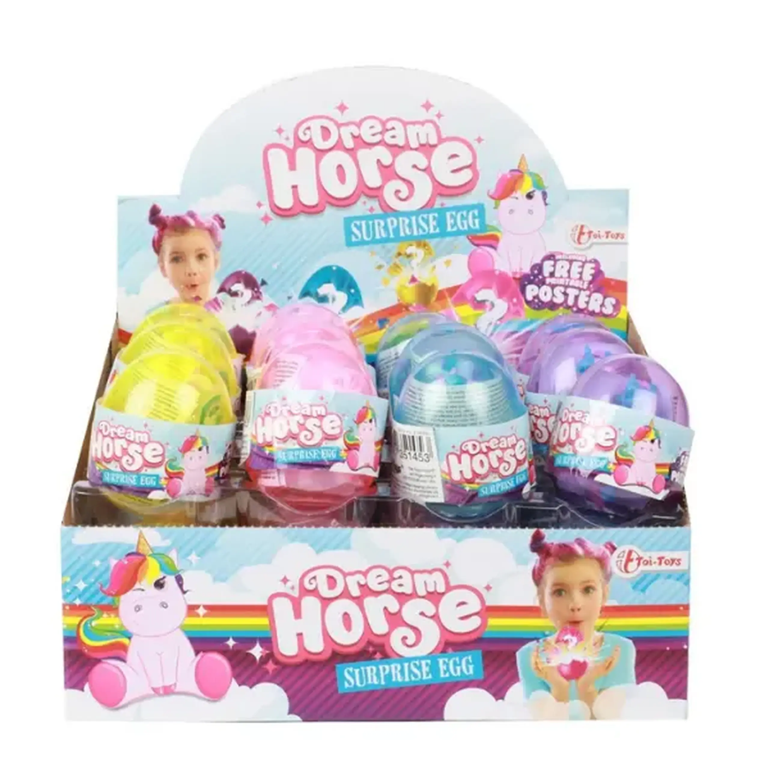 Ou cu unicorn și autocolante strălucitoare – Dream Horse (as.)