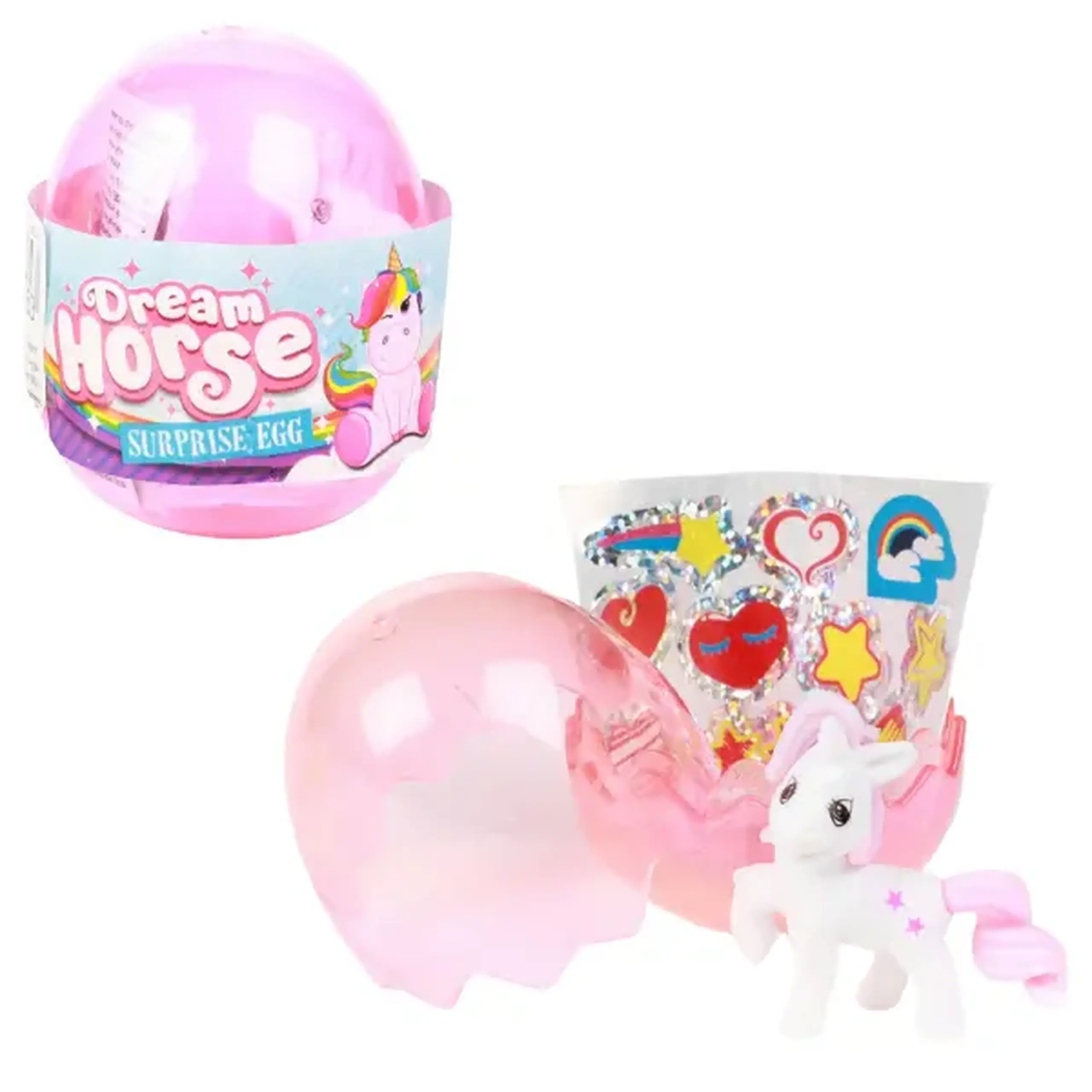 Ou cu unicorn și autocolante strălucitoare – Dream Horse (as.)