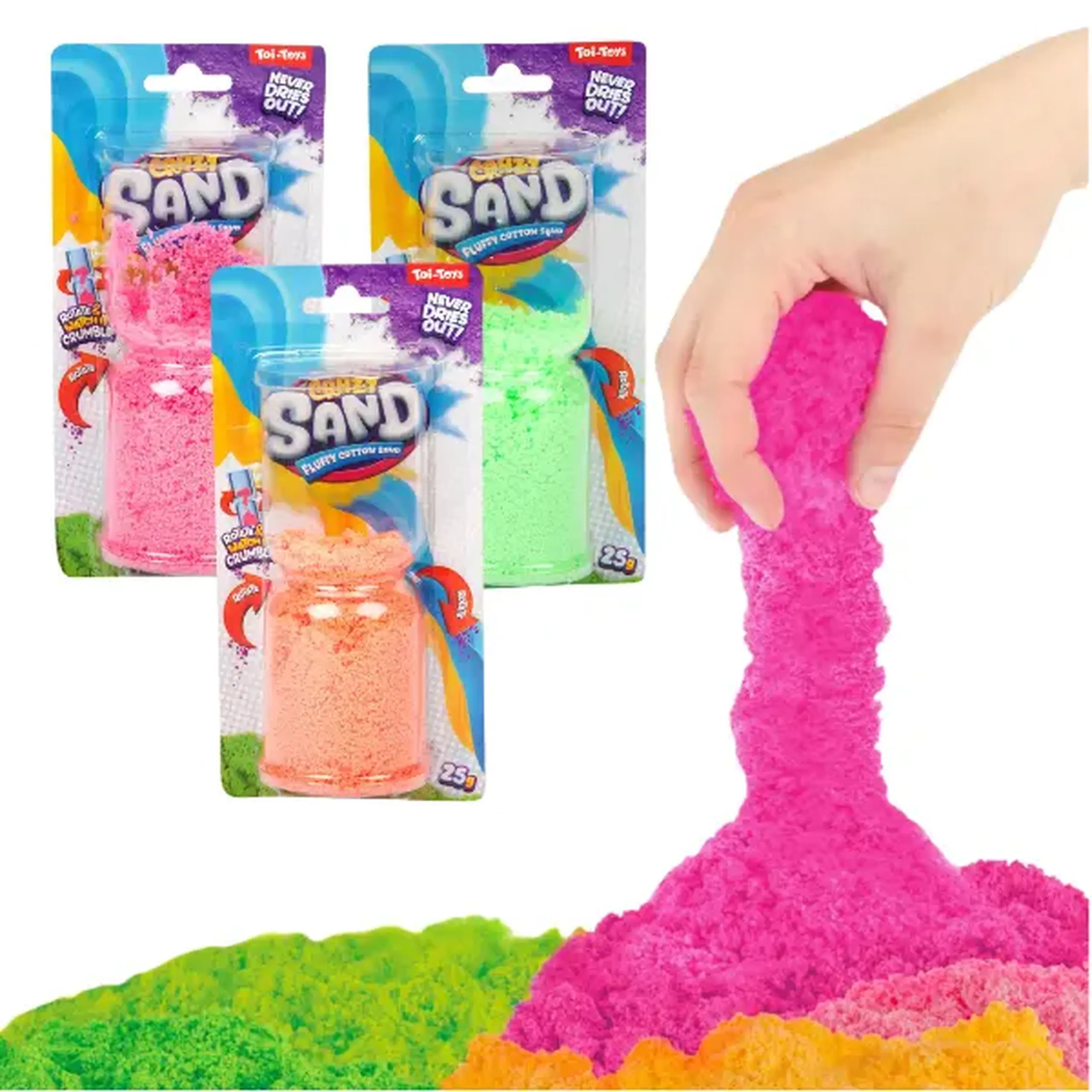 Nisip kinetic "Crazy Sand", în as.