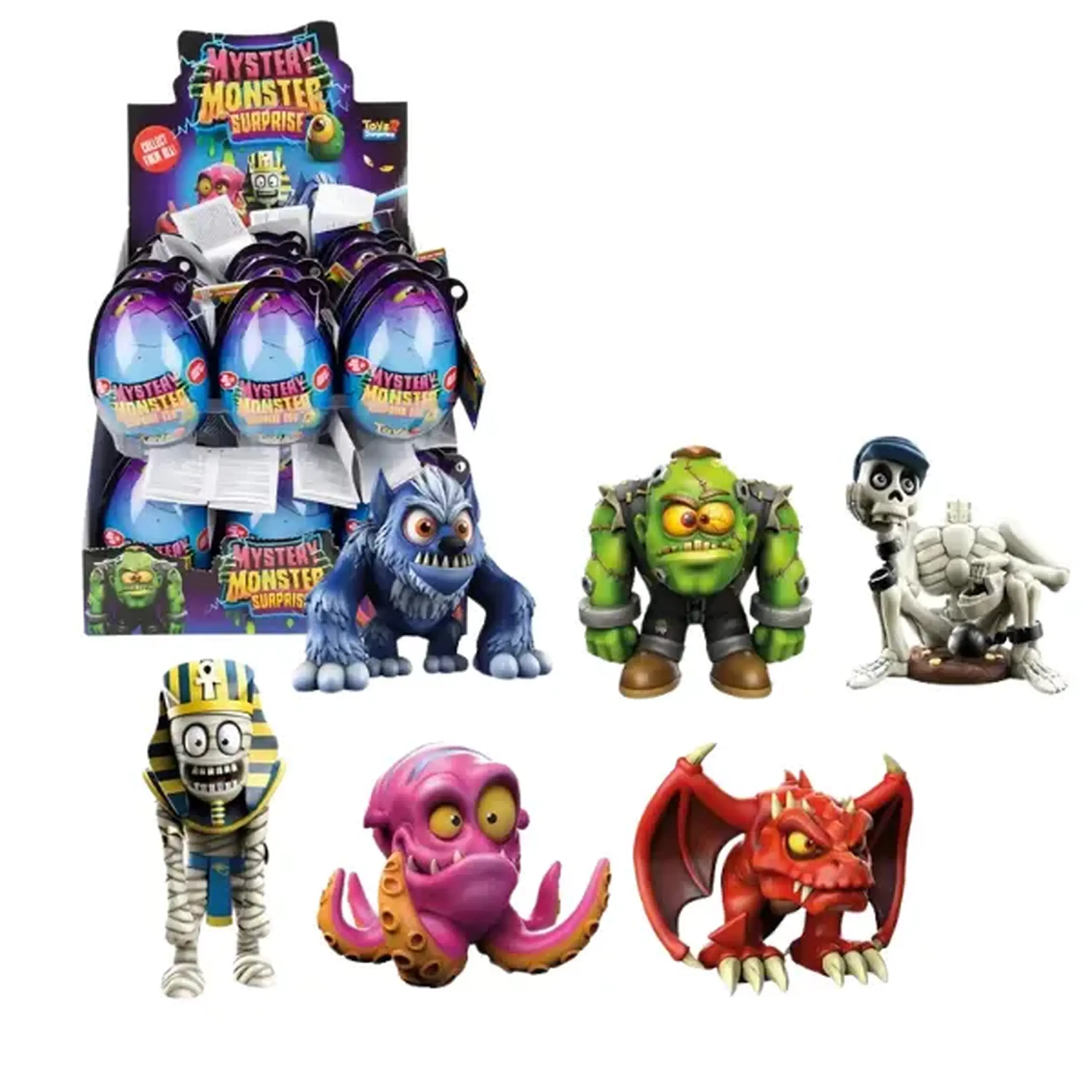Ou-surpriză cu figurine de colecție „Monștri Mistici”