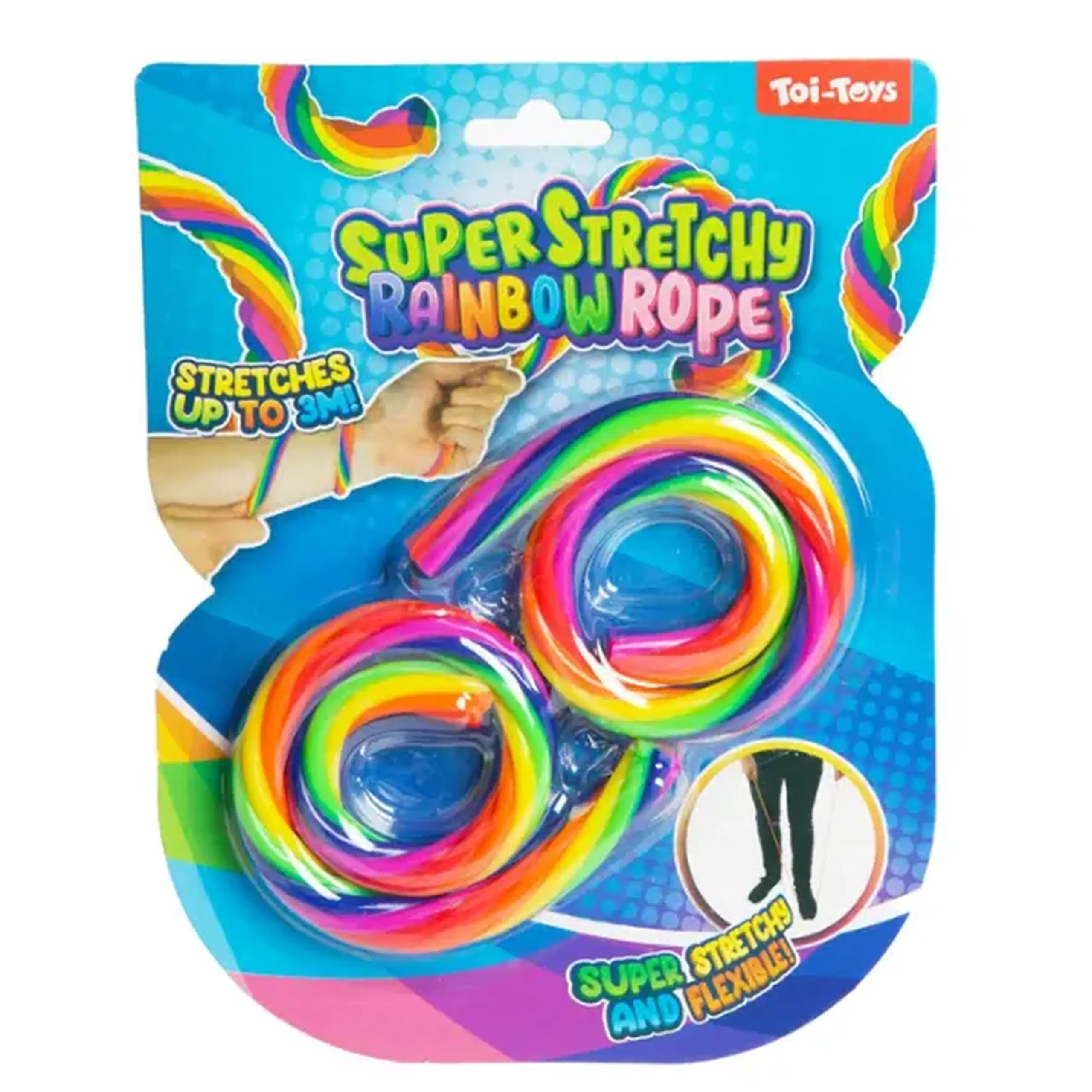 Set de corzi elastice "Curcubeu"