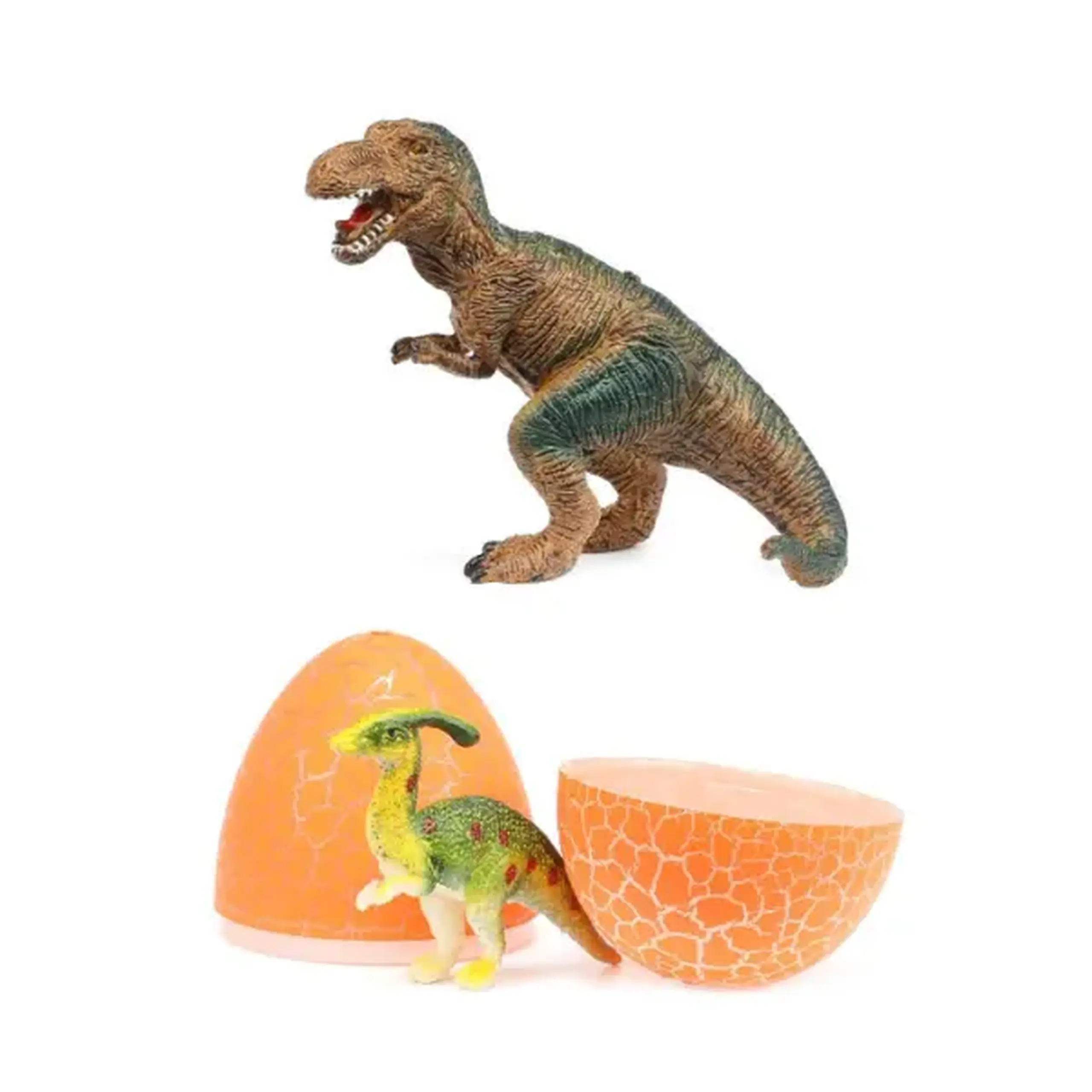 Dinozaur cu ou surpriză "Lumea Dinozaurilor", în as.