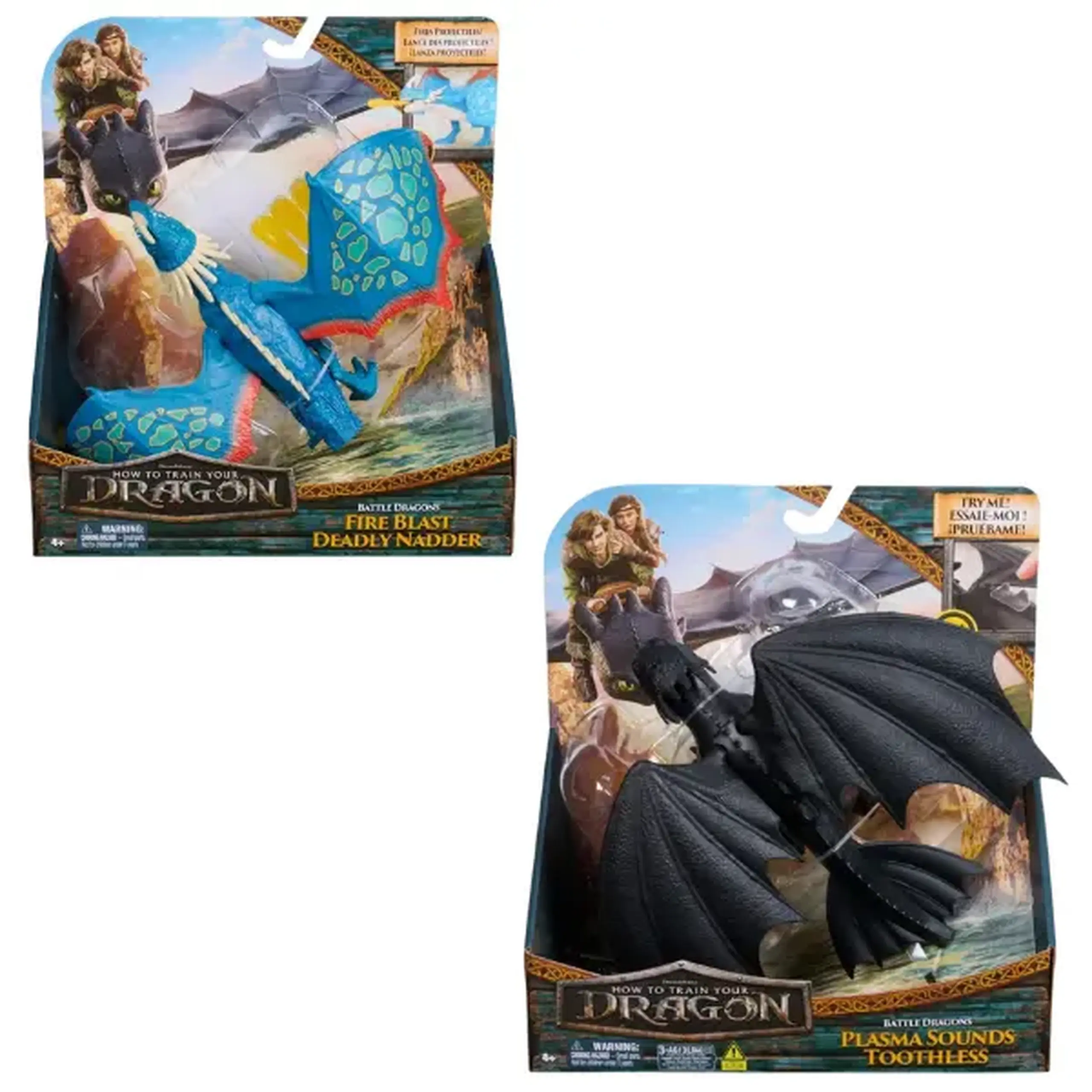 Figurine "Cum să îți dresezi dragonul" — Dragon cu efecte sonore (as.)