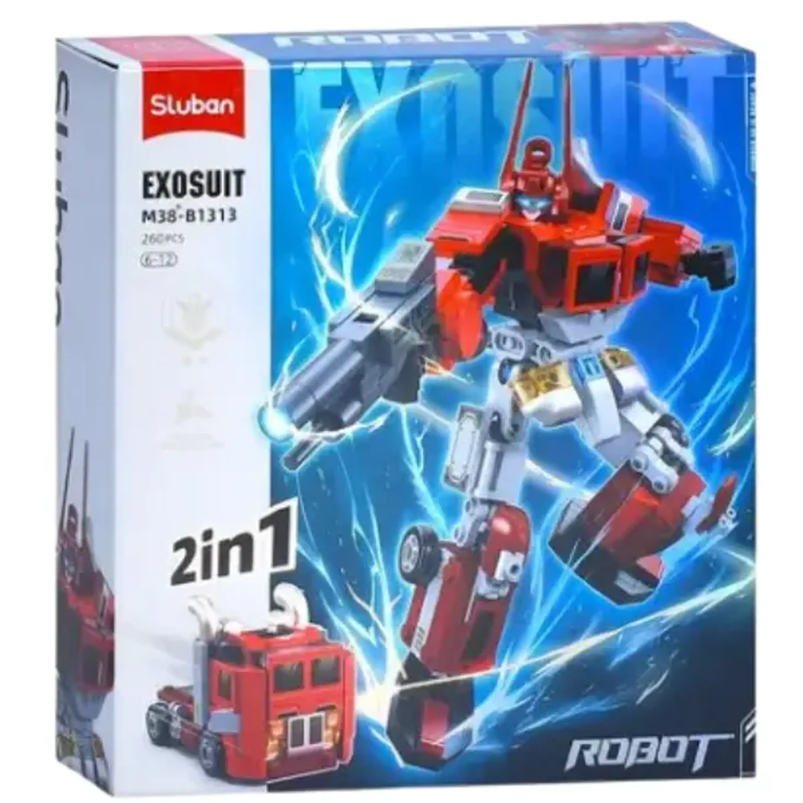 Set de construcție "Robot-Camion 2 în 1", 260 elem.