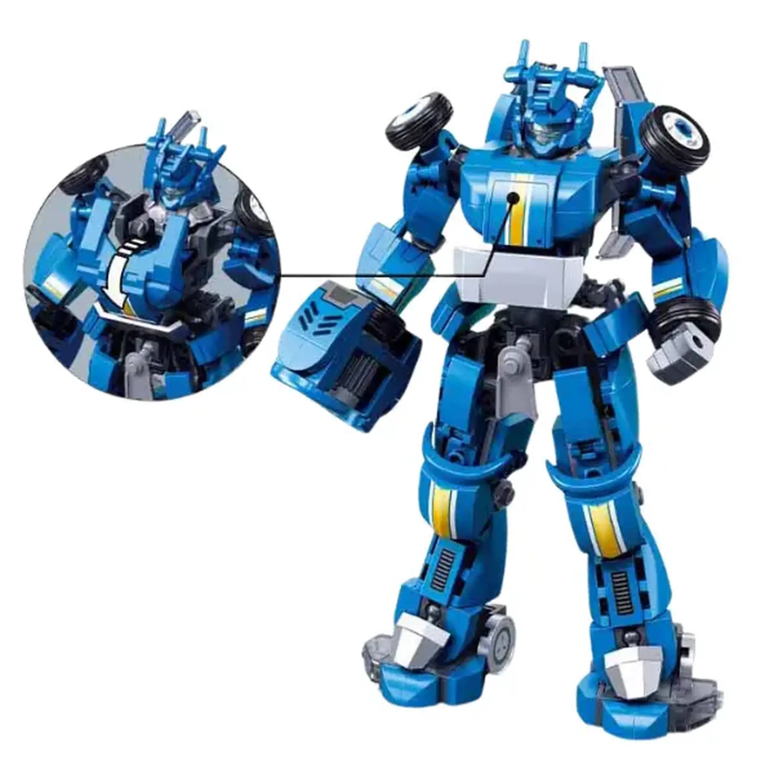 Set de construcție "Robot-Mașină sport 2 în 1", 253 elem.