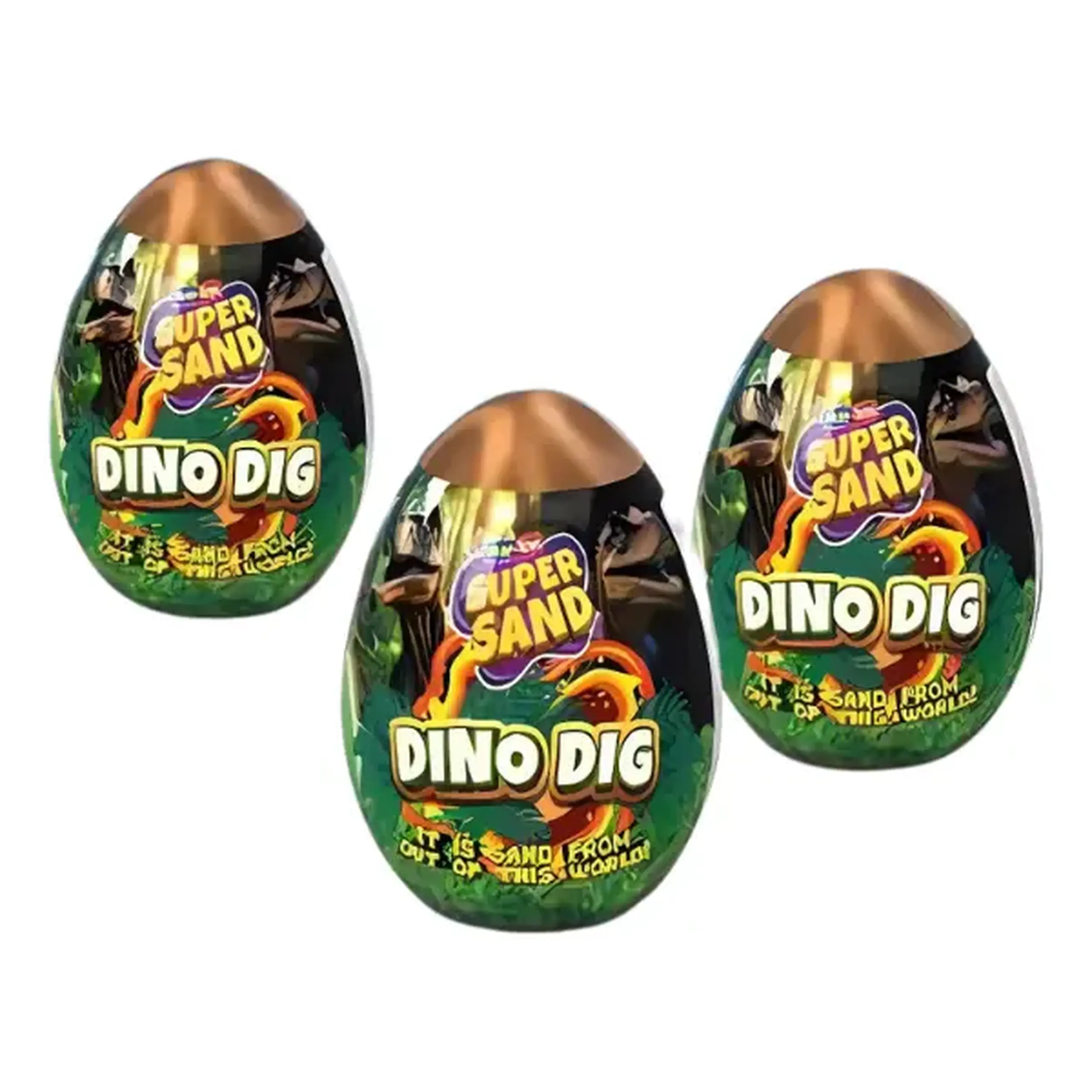 Set cinetic în ou "Dinozauri"