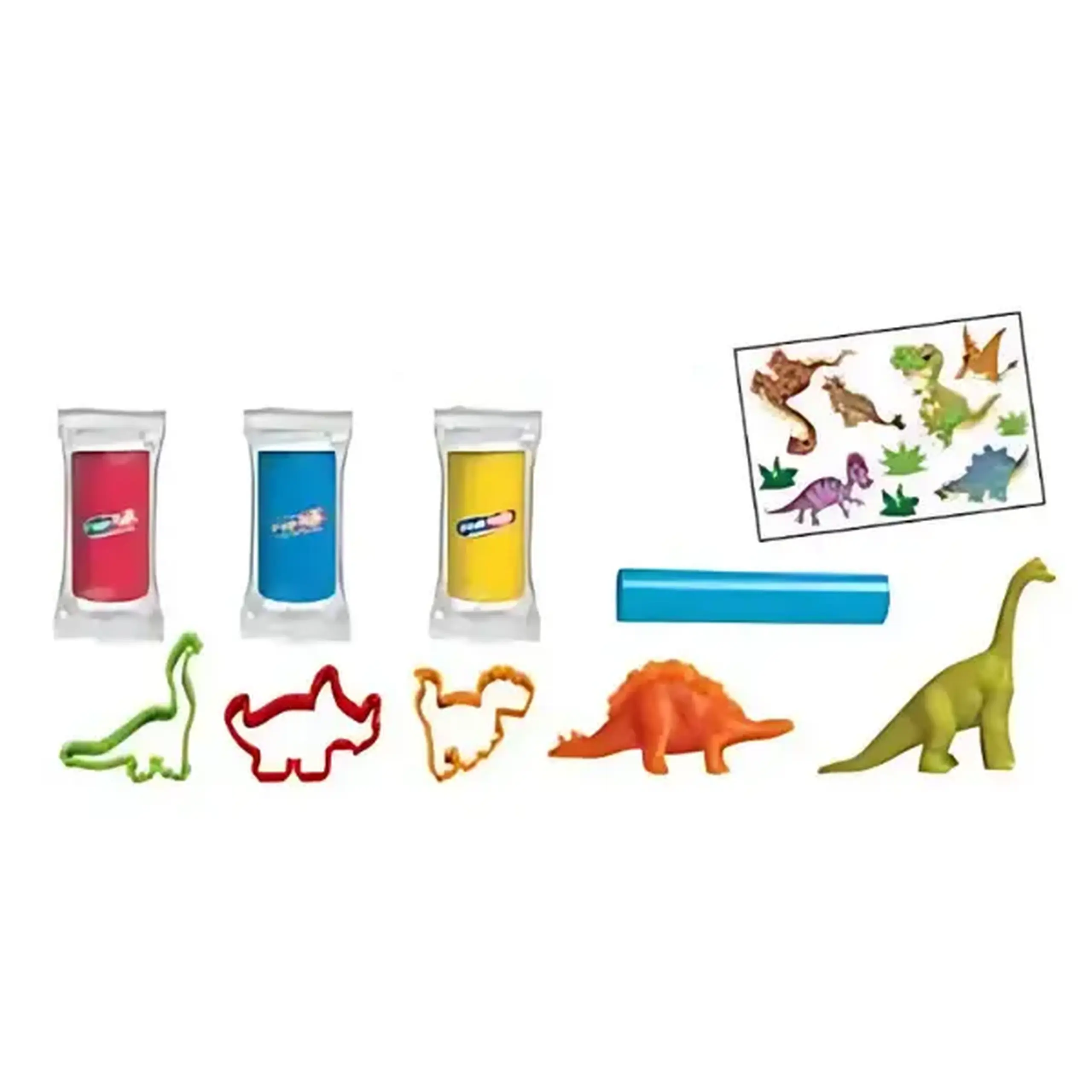 Set de modelare în ou "Dinozauri"