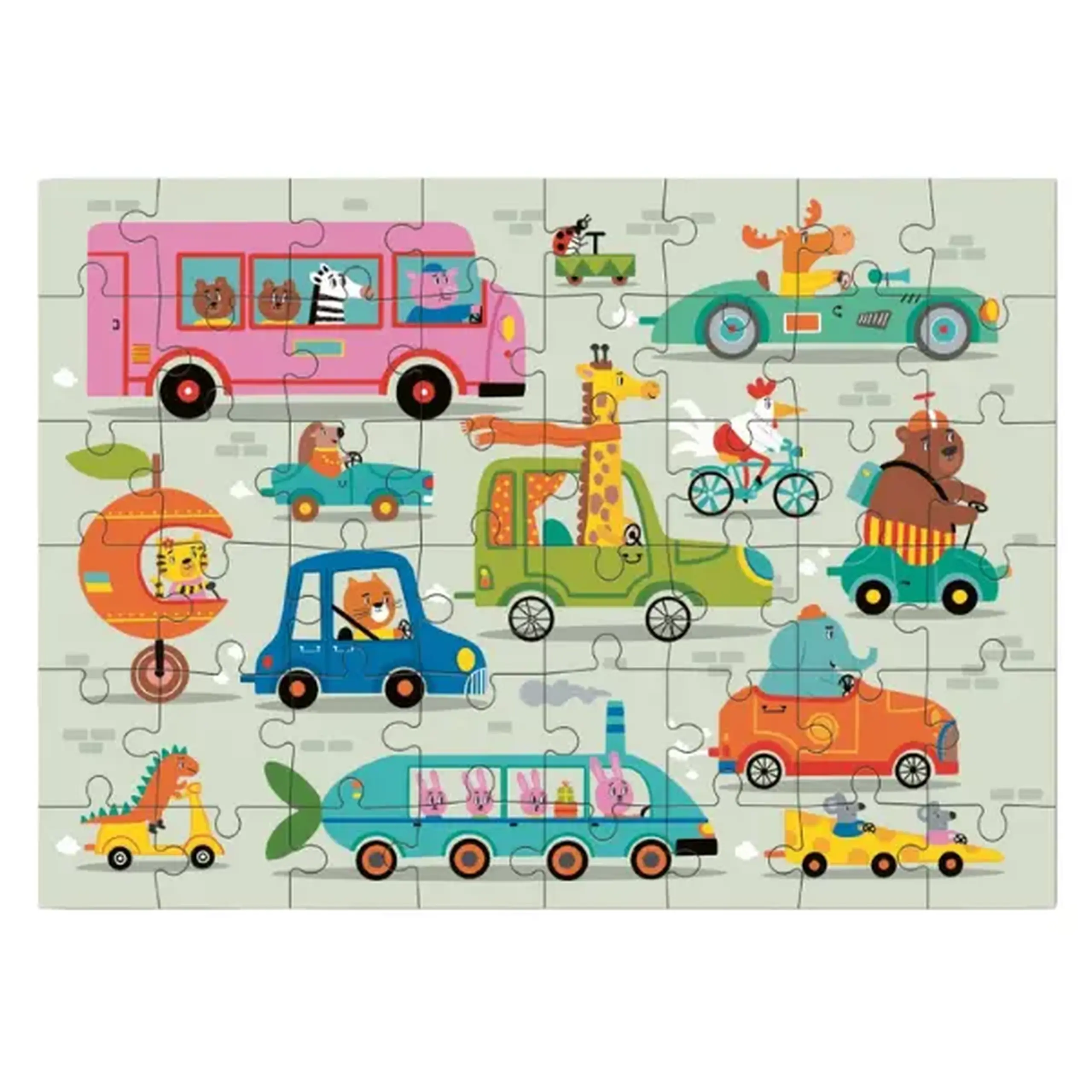 Puzzle "Prinde-mă! Pe drum", 48 elem.