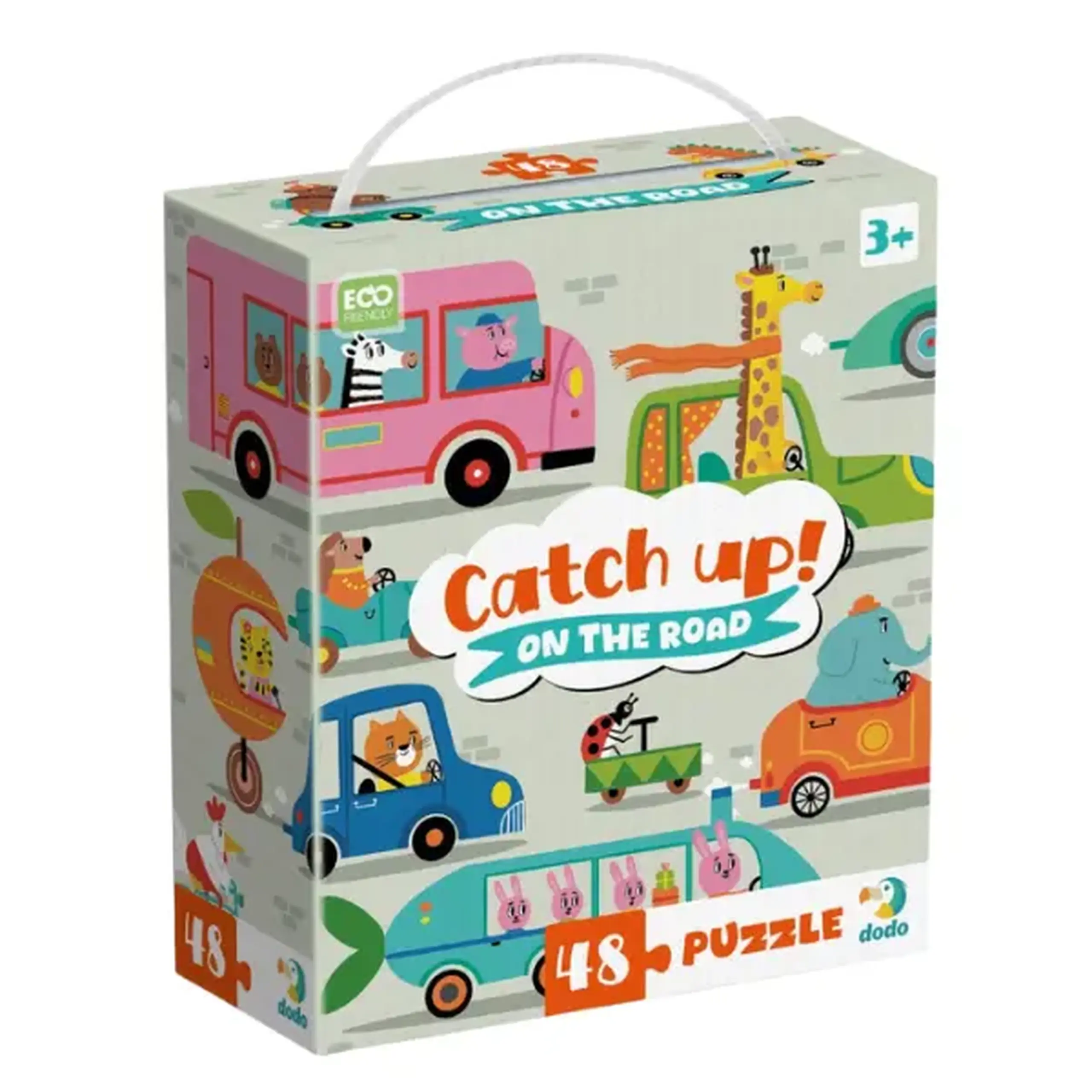 Puzzle "Prinde-mă! Pe drum", 48 elem.