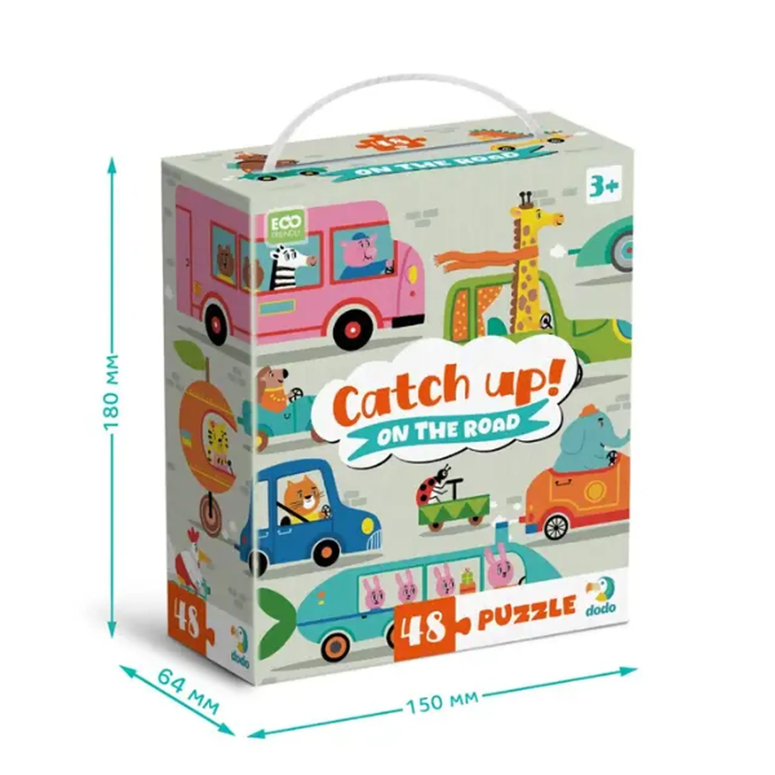 Puzzle "Prinde-mă! Pe drum", 48 elem.