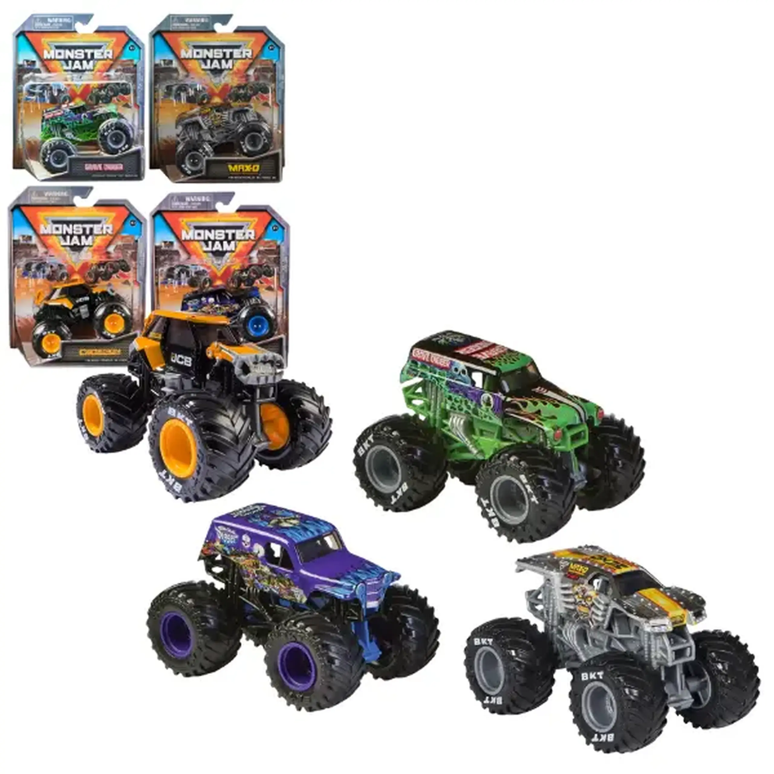 Mașinuță monster truck "Monster Jam" 1:64, în as.