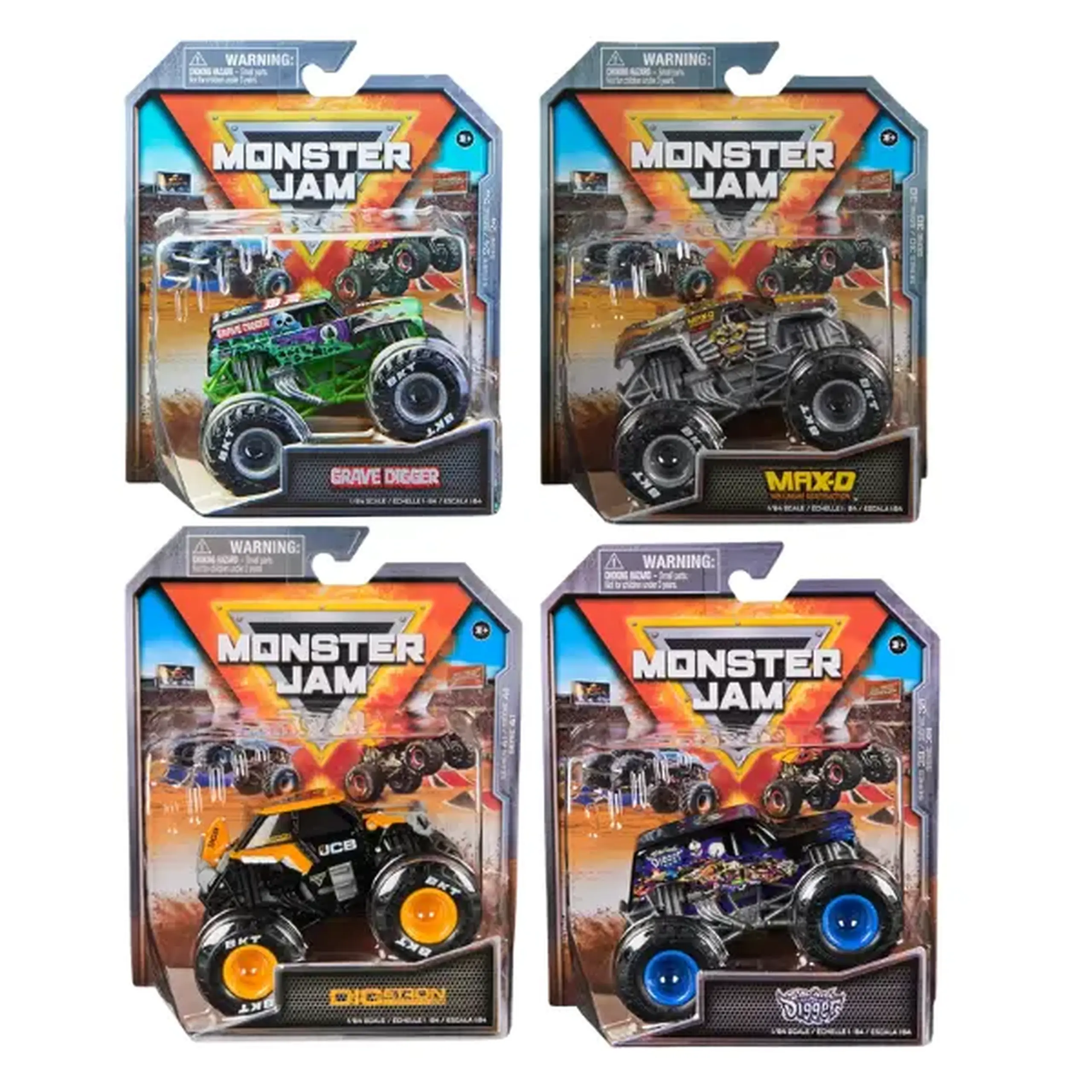 Mașinuță monster truck "Monster Jam" 1:64, în as.