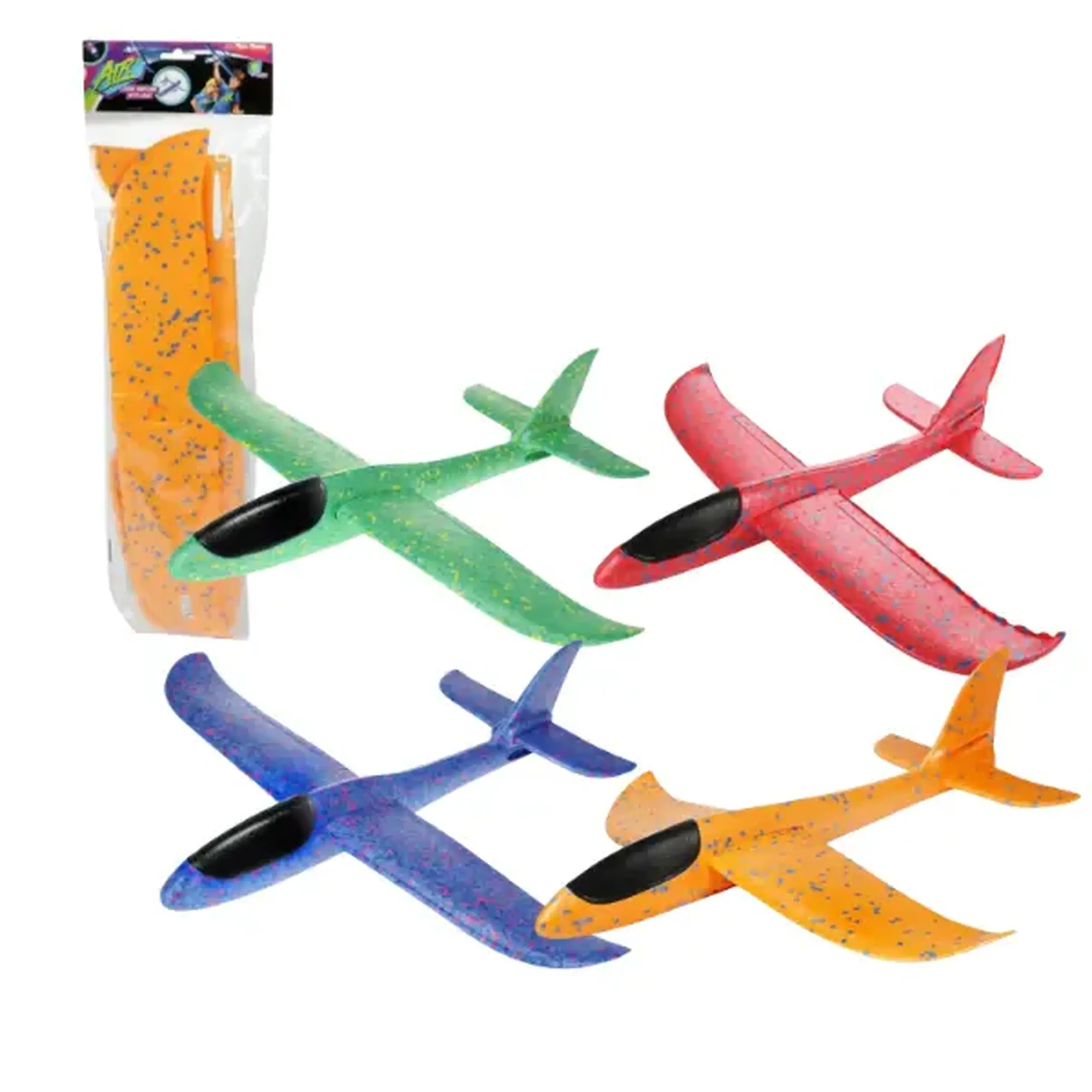 Avion-planor din spumă, 48 cm, în asortiment