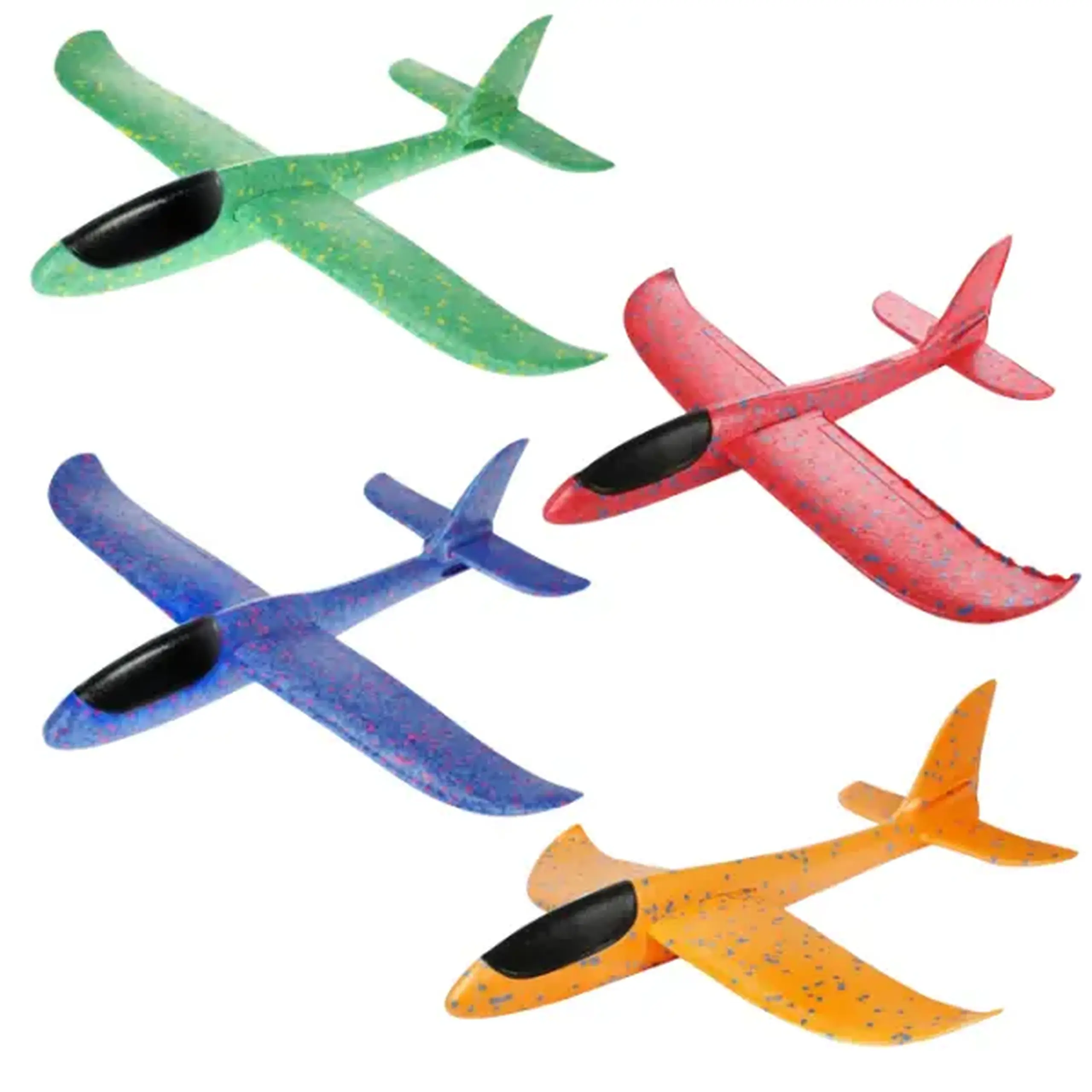 Avion-planor din spumă, 48 cm, în asortiment