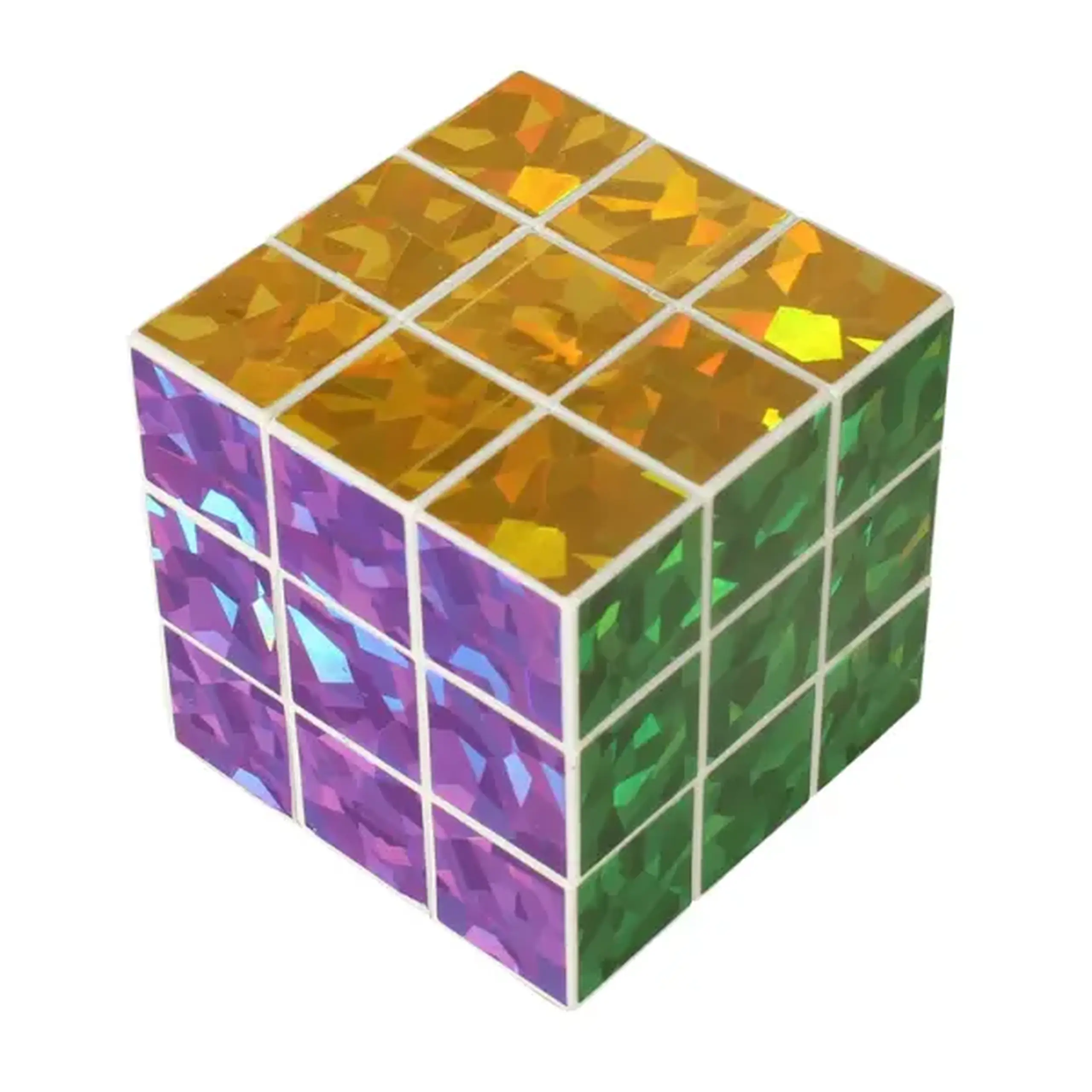 Cub Rubik cu glitter