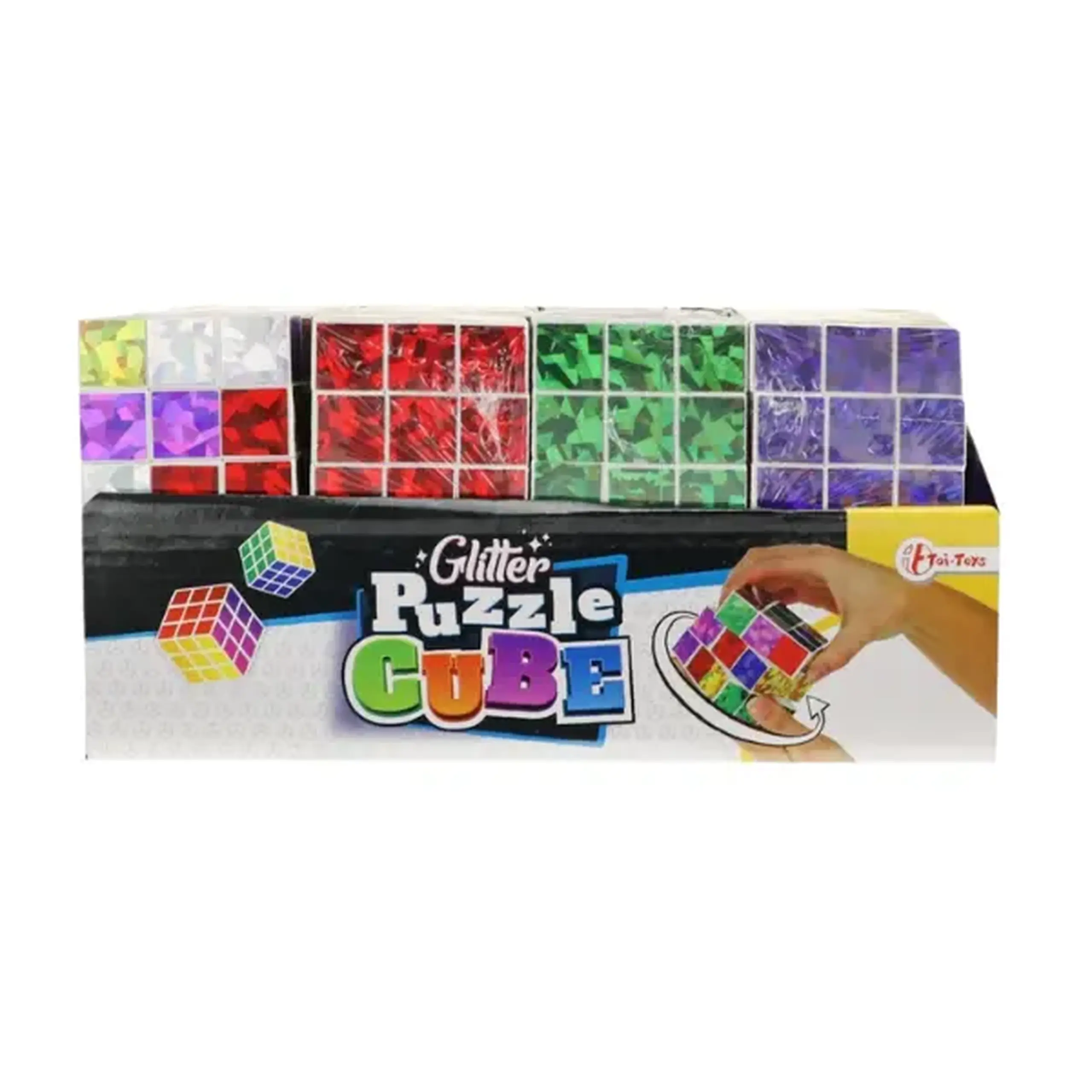 Cub Rubik cu glitter