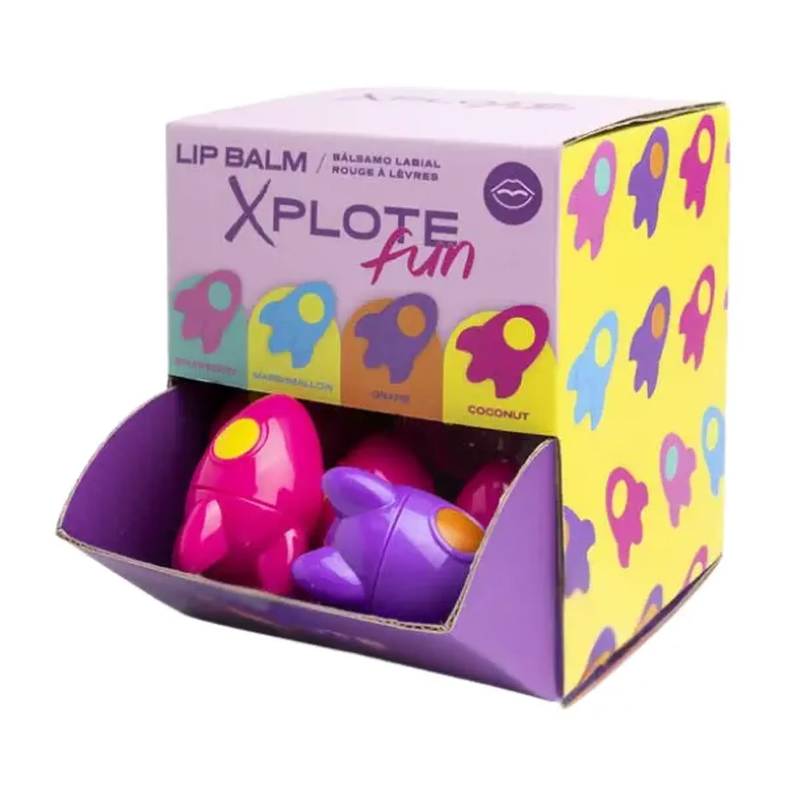 Balsam de buze XPLOTE FUN „Călătorie spațială”, as.