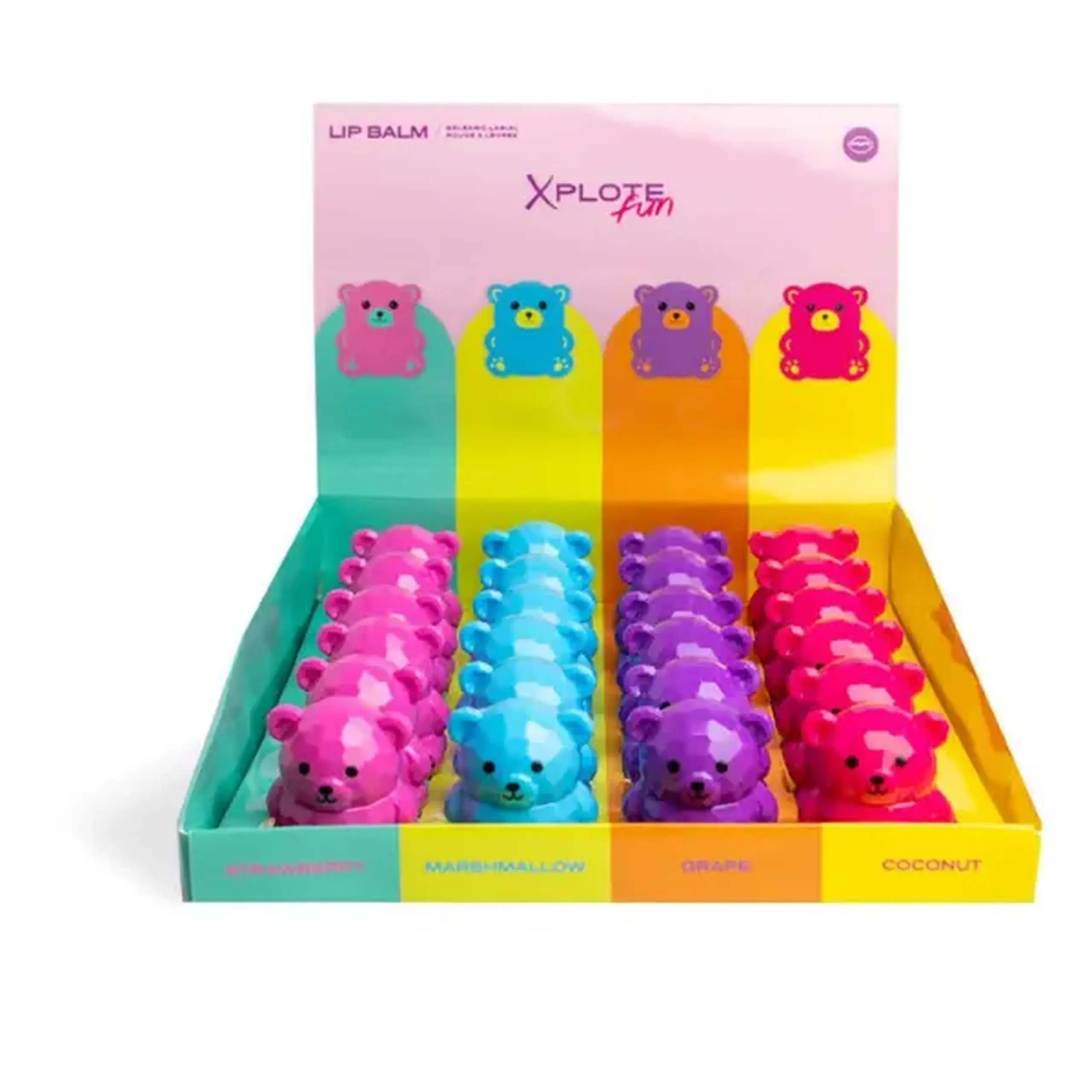 Balsam de buze XPLOTE FUN „Ursulețul Teddy”, as.