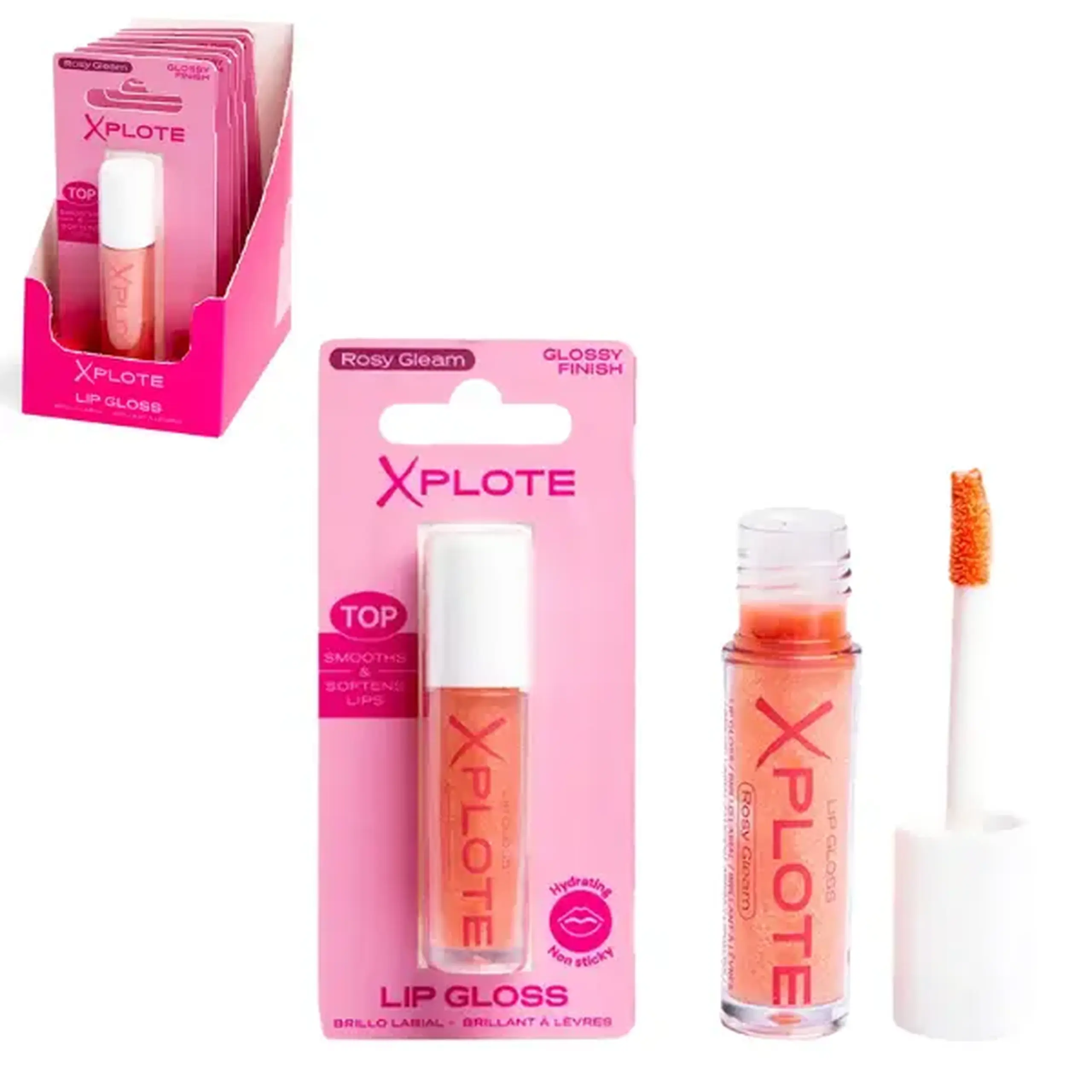 Gloss de buze XPLOTE "Rosy Gleam"