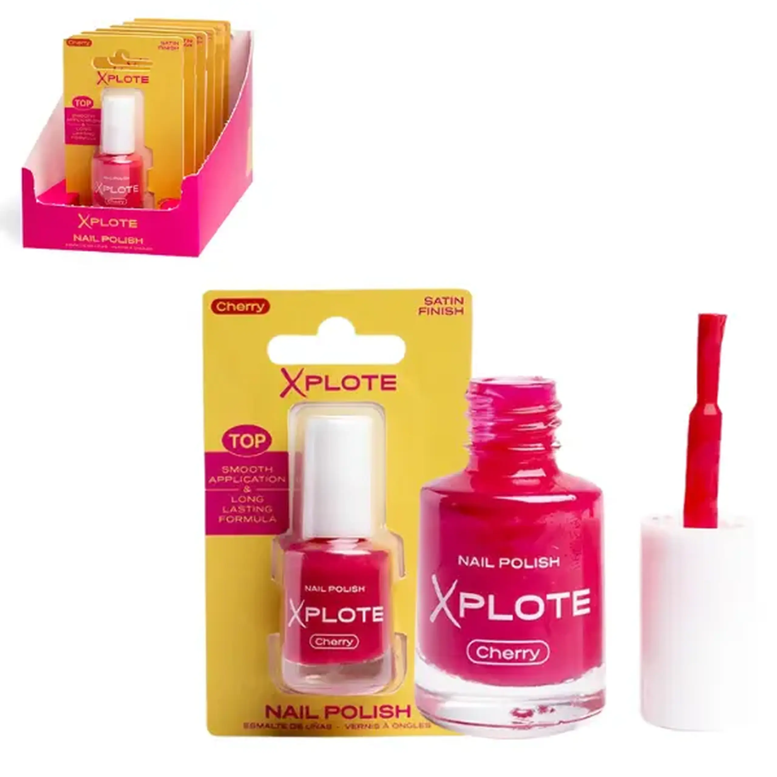 Ojă de unghii XPLOTE "Cherry"