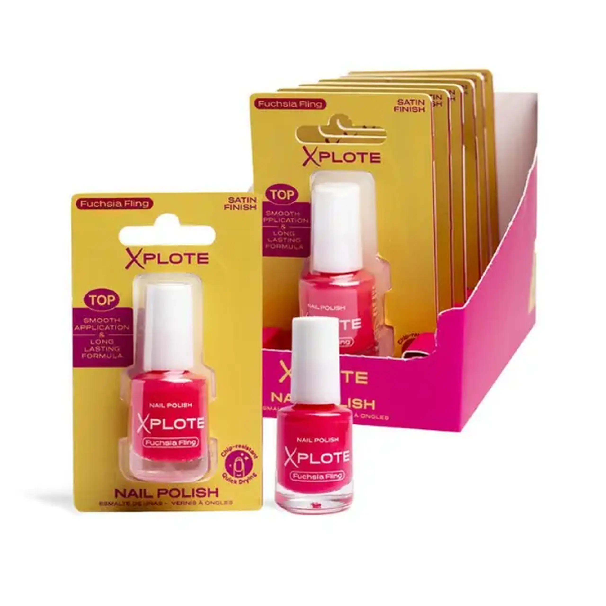 Ojă de unghii XPLOTE "Fuchsia Fling"