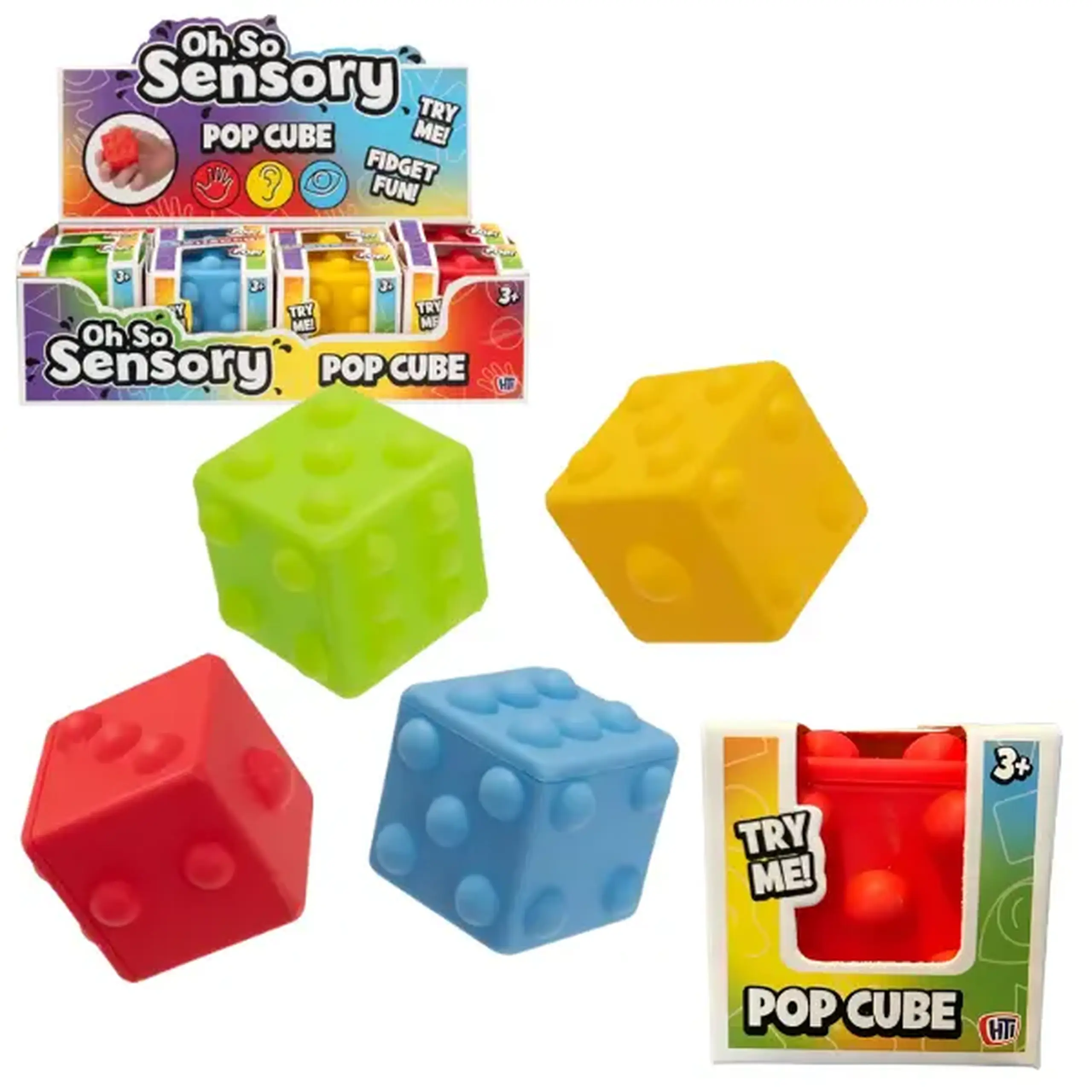 Jucărie-antistres "Pop Cube", în as.