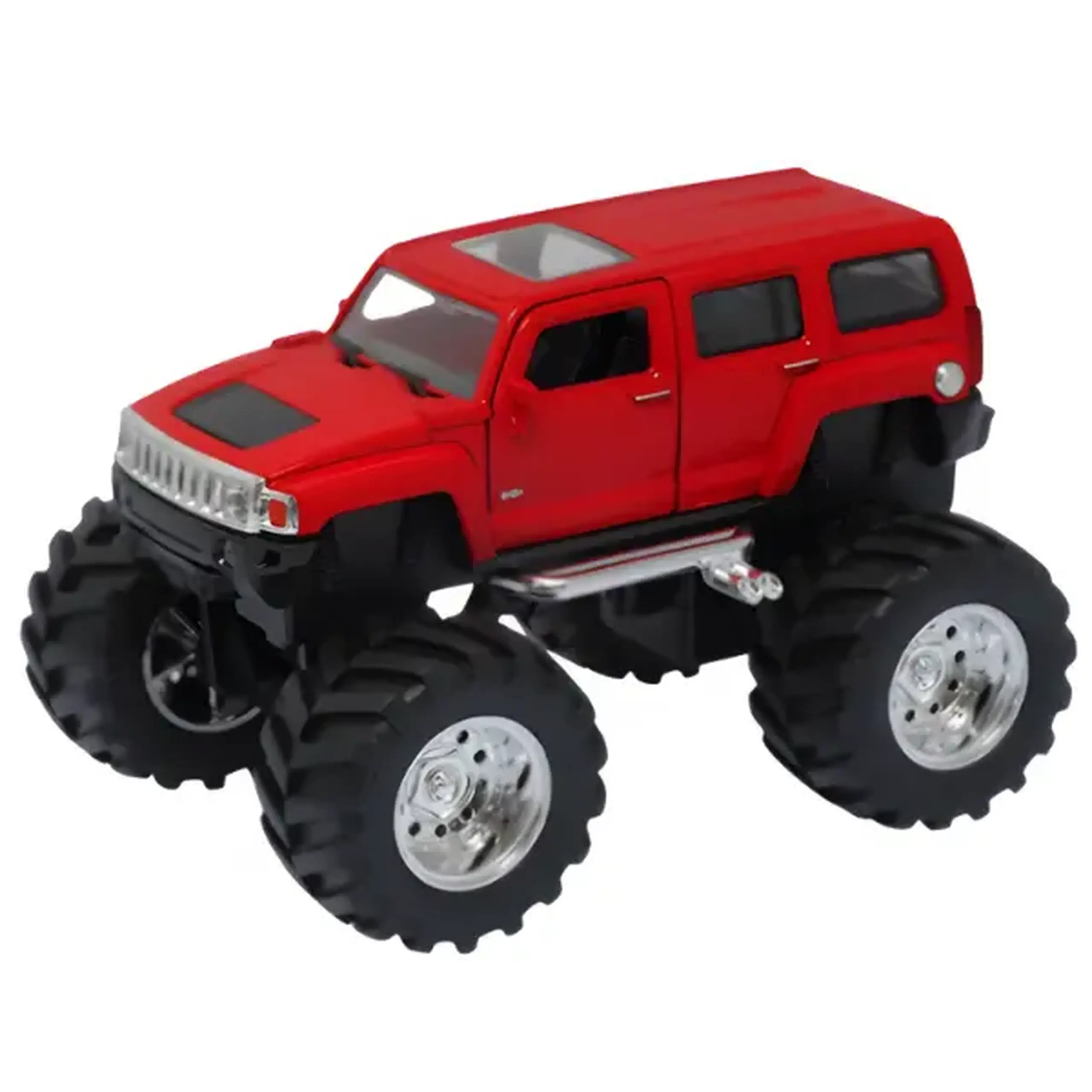 Monster Truck metalic 1:38 Hummer H3, Big Wheel