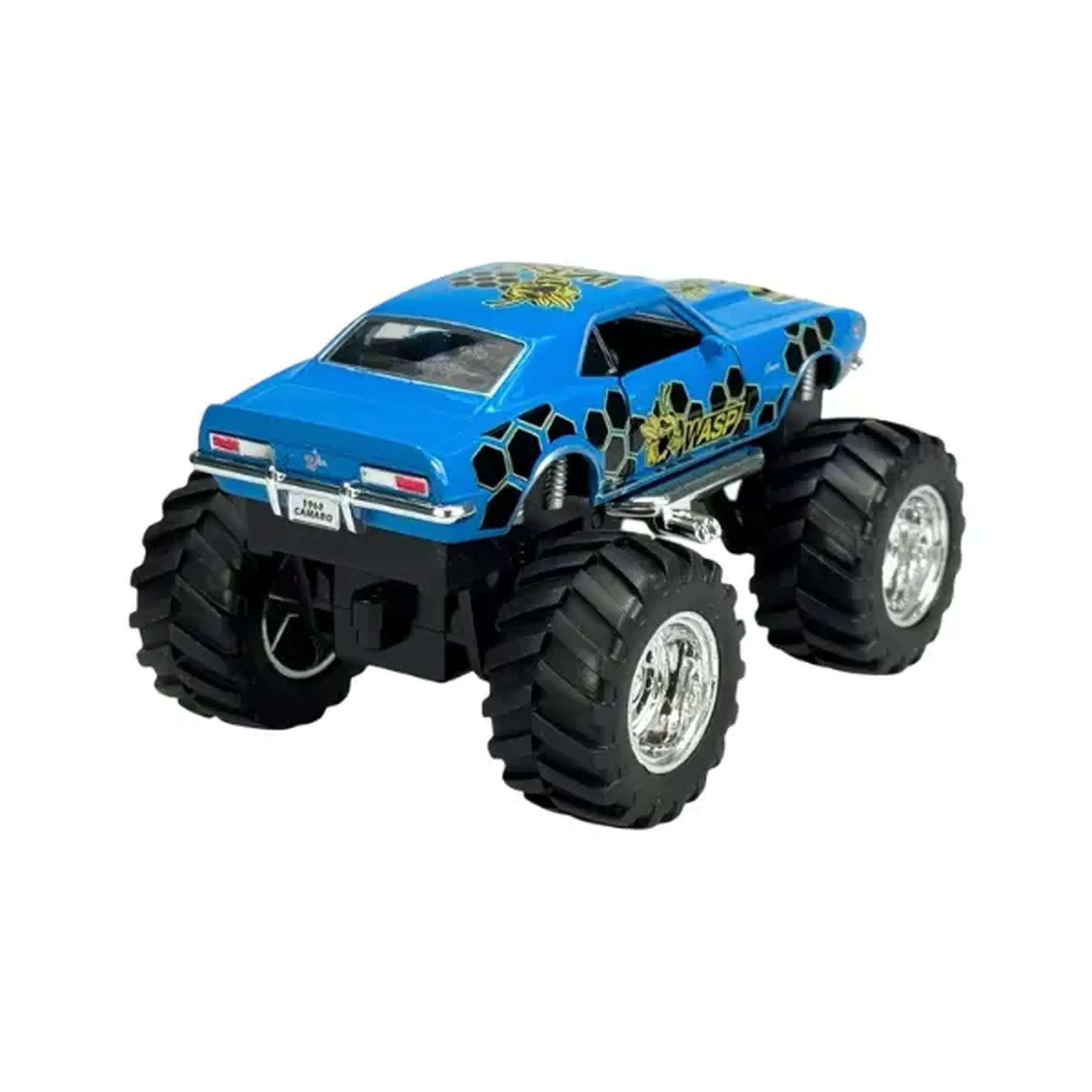Monster Truck metalic 1968 Chevrolet Camaro Z28 1:38, Big Wheel