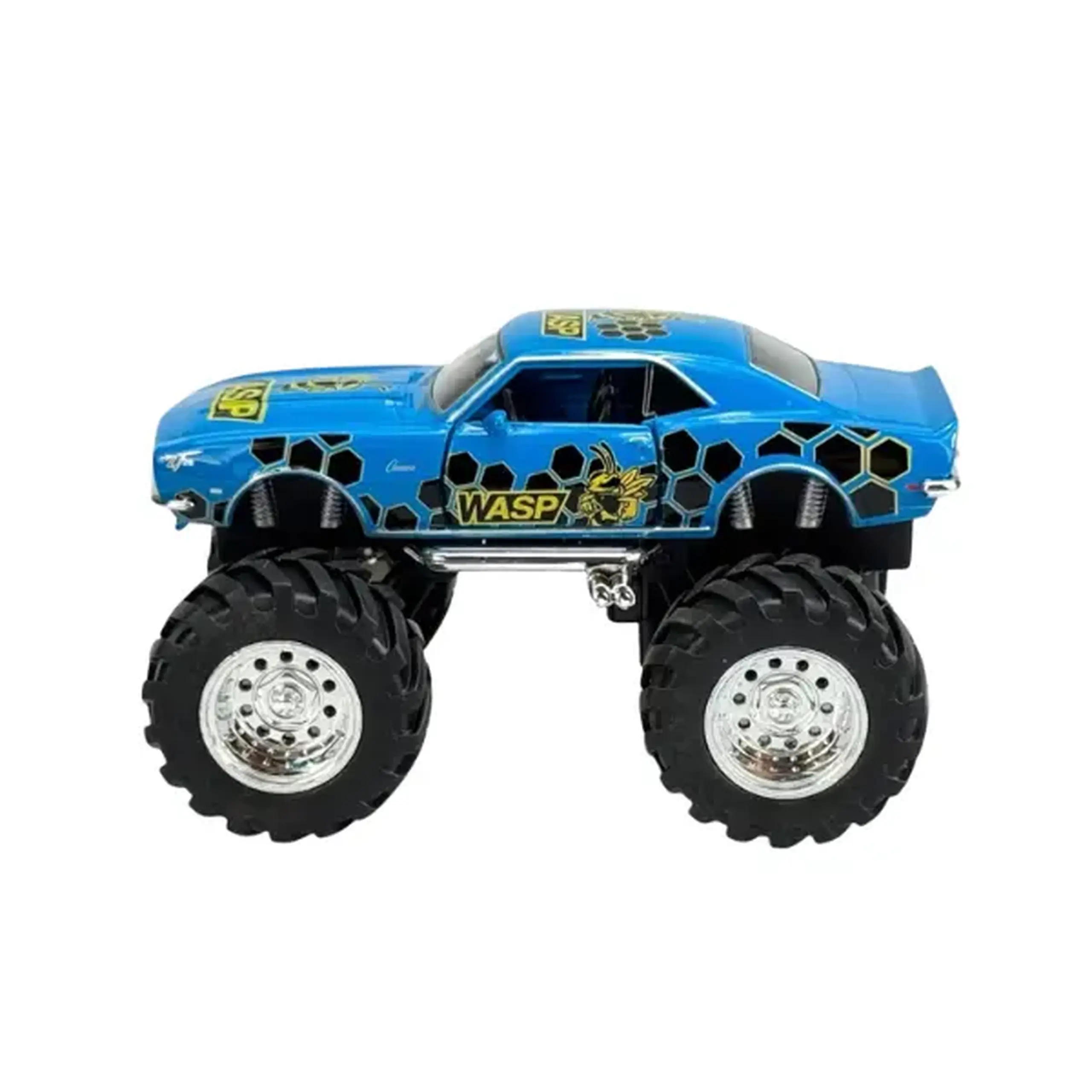 Monster Truck metalic 1968 Chevrolet Camaro Z28 1:38, Big Wheel