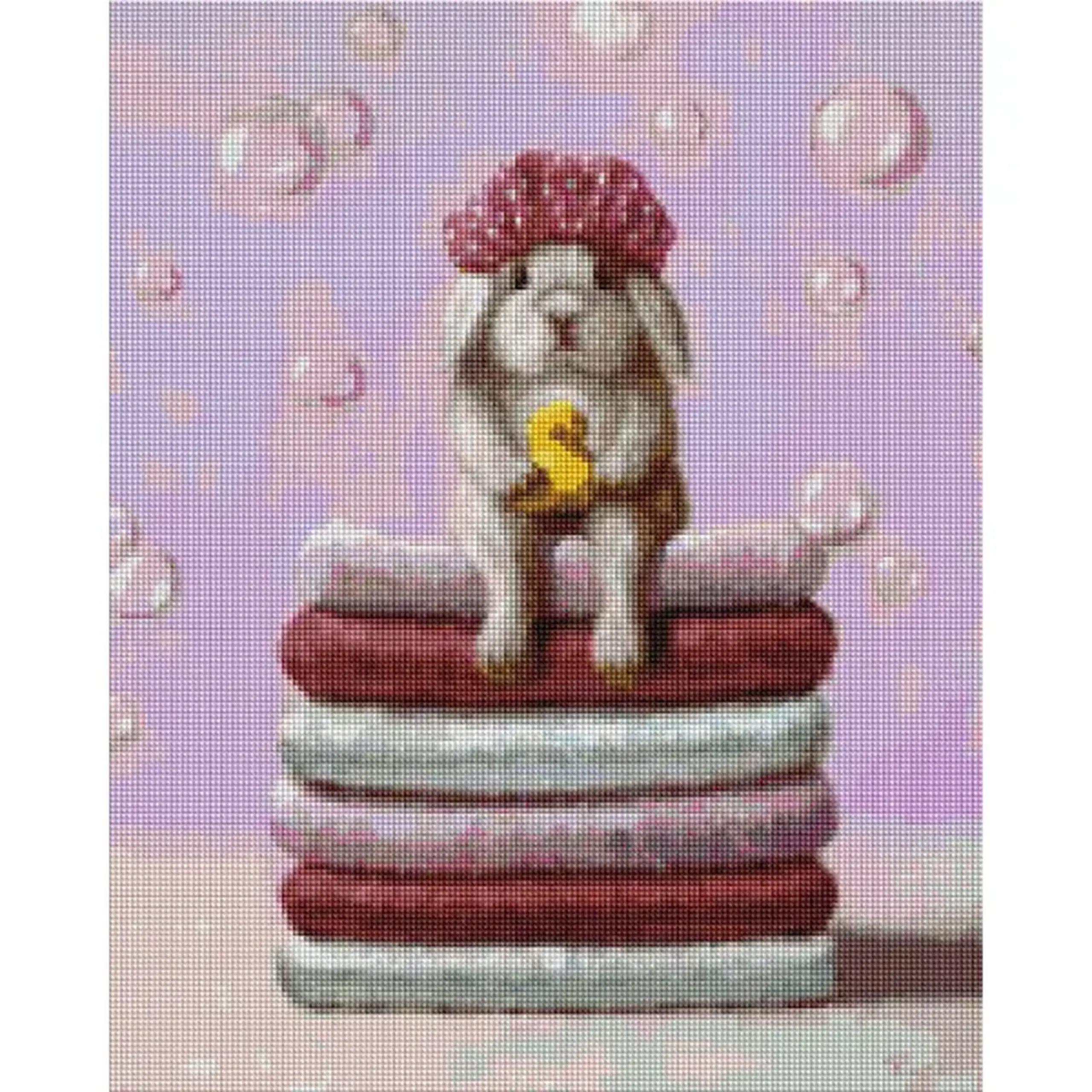 Mozaic cu diamante 40*50 сm (fără cutie) – Ziua de baie, Lucia Heffernan