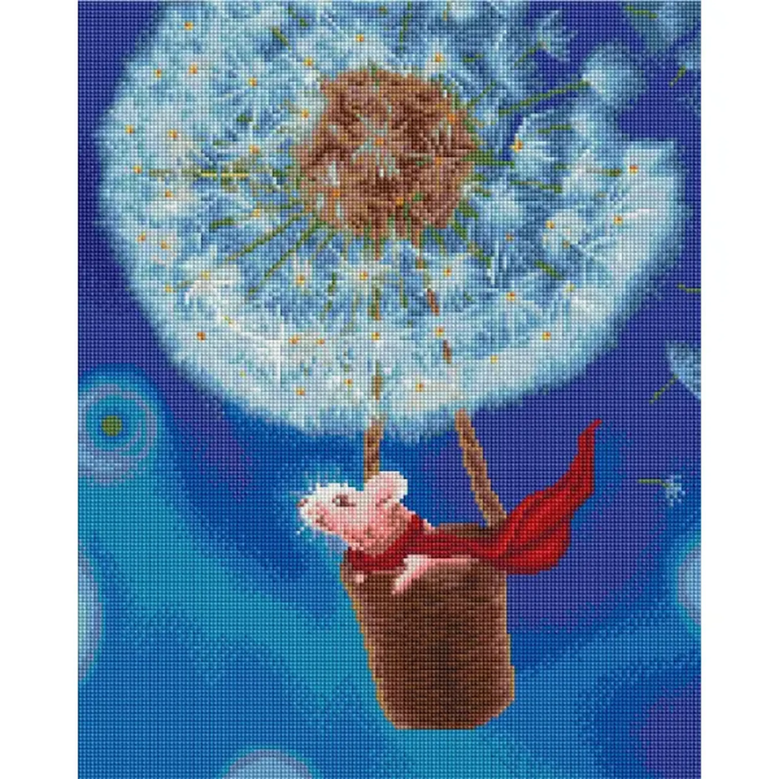 Mozaic cu diamante 40*50 сm (fără cutie) – Pe aripile vântului, Lucia Heffernan