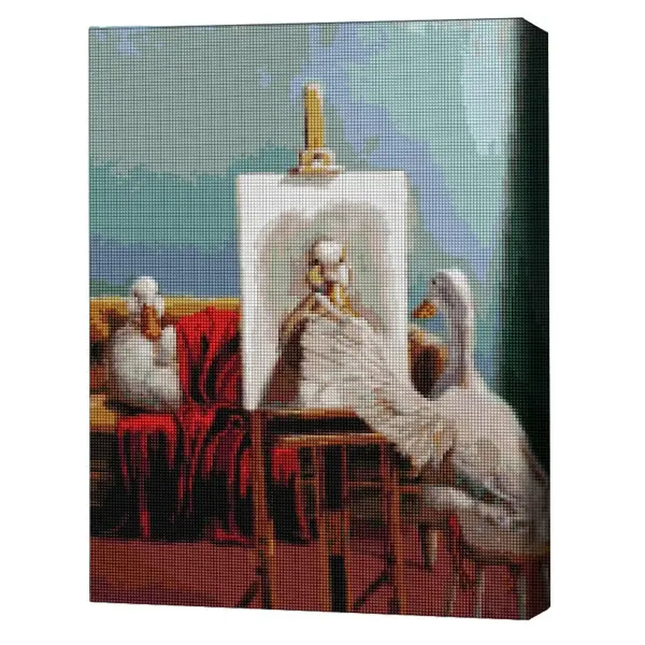 Mozaic cu diamante 40*50 сm (fără cutie) – Rața - Atelier, Lucia Heffernan