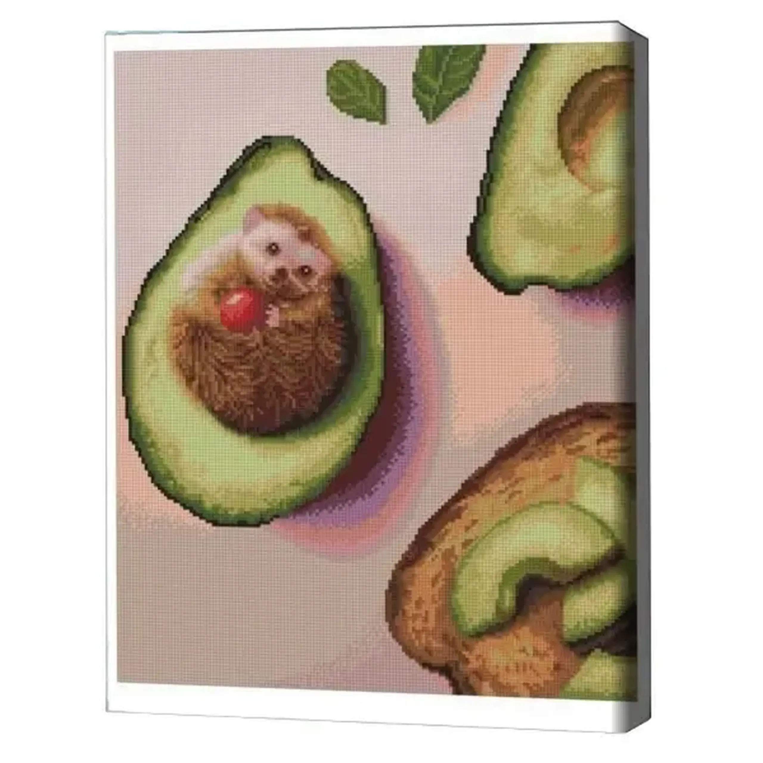 Mozaic cu diamante 40*50 сm (fără cutie) – Toast cu avocado, Lucia Heffernan