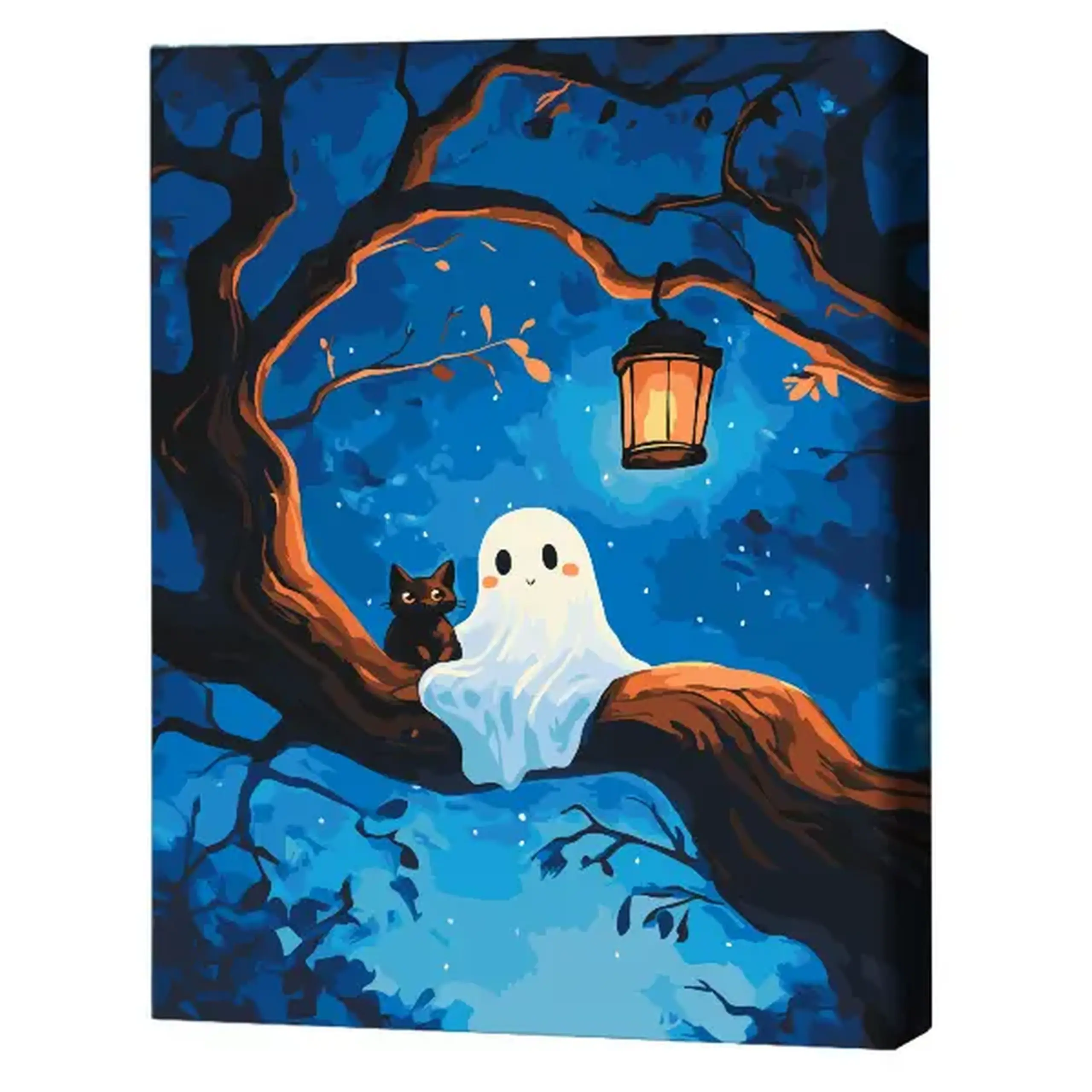Pictură pe numere 40х50 cm (fără cutie) – Prieteni de Halloween