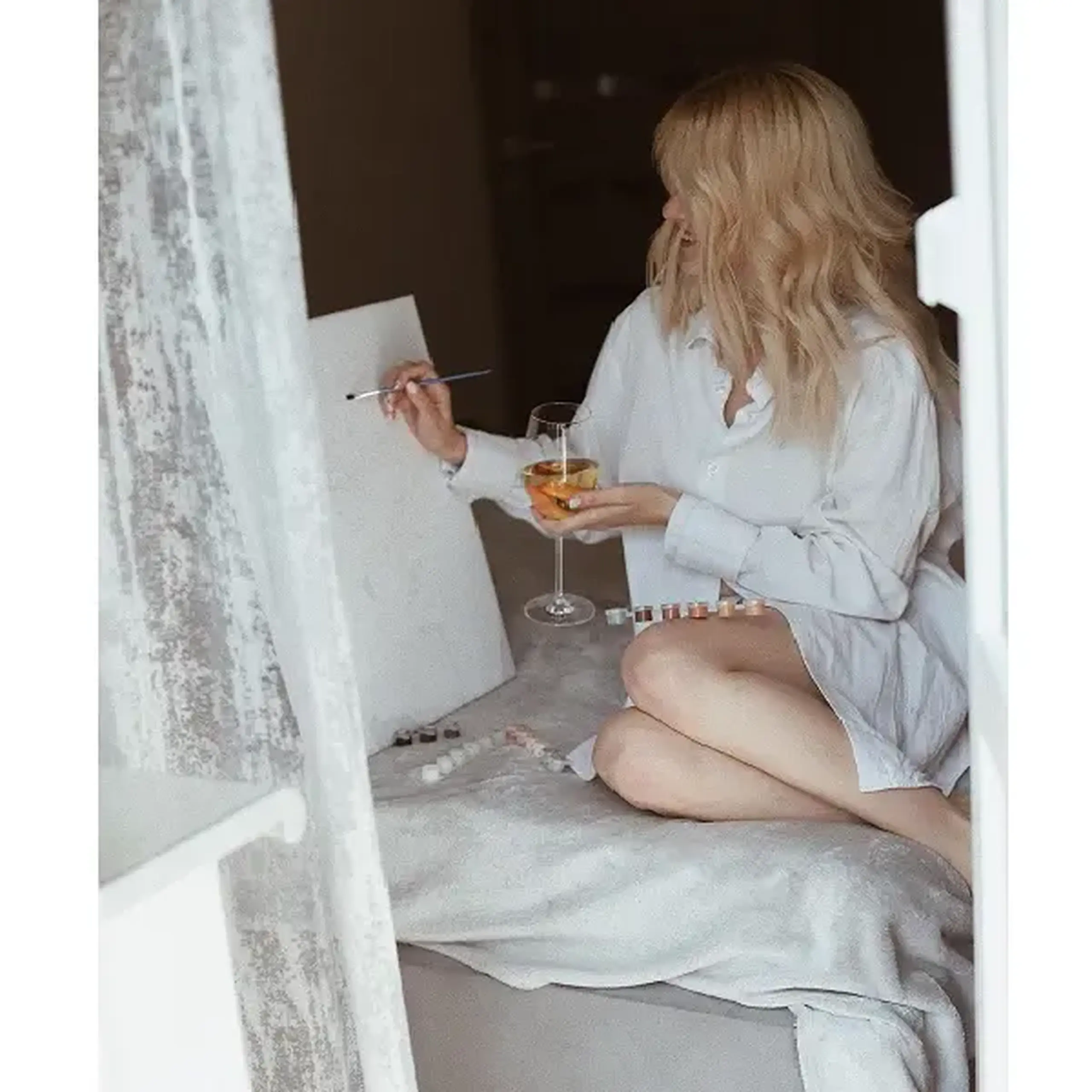 Pictură pe numere 40*50 сm (fără cutie) - Privirea asupra lumii magice
