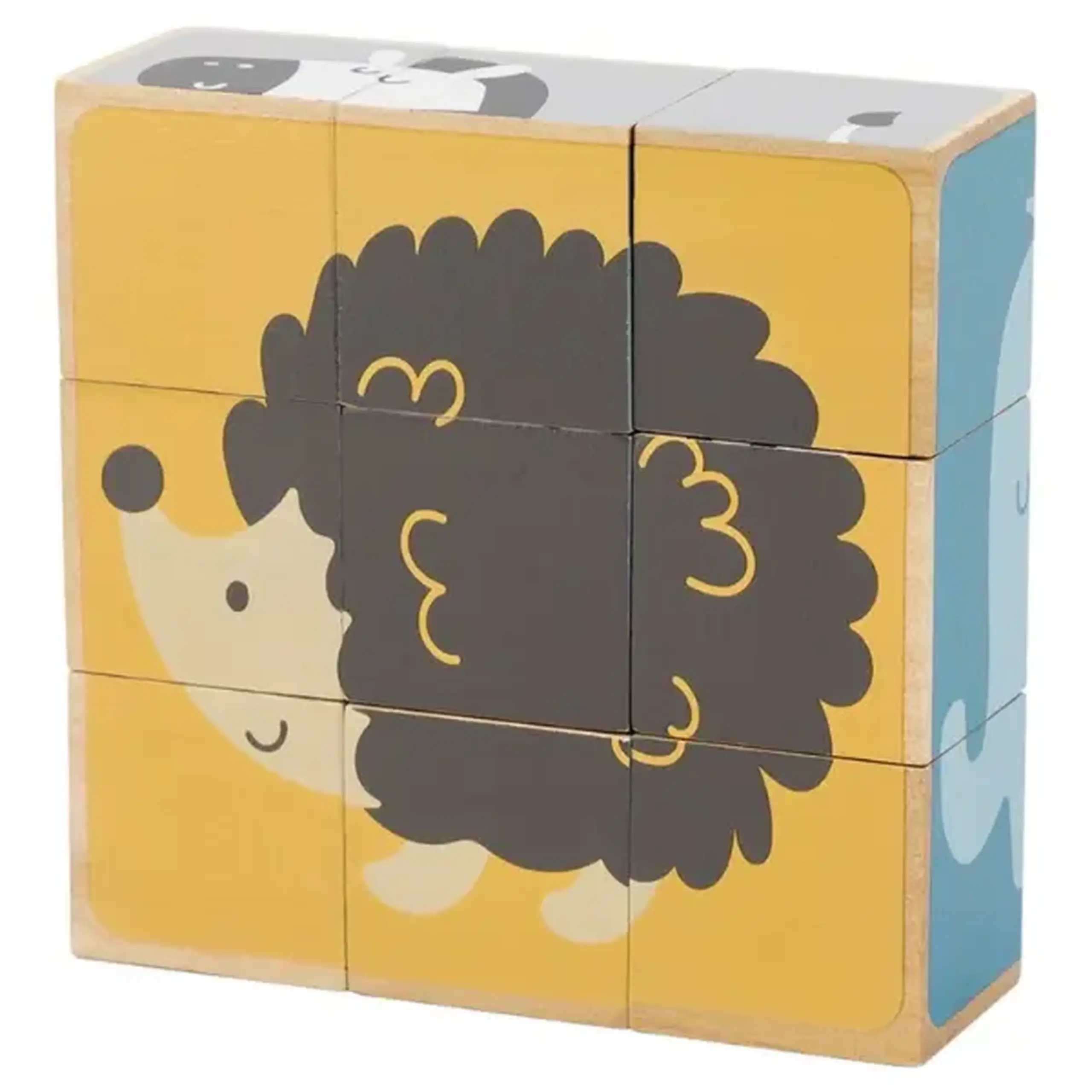Puzzle-cuburi "Animăluțe"