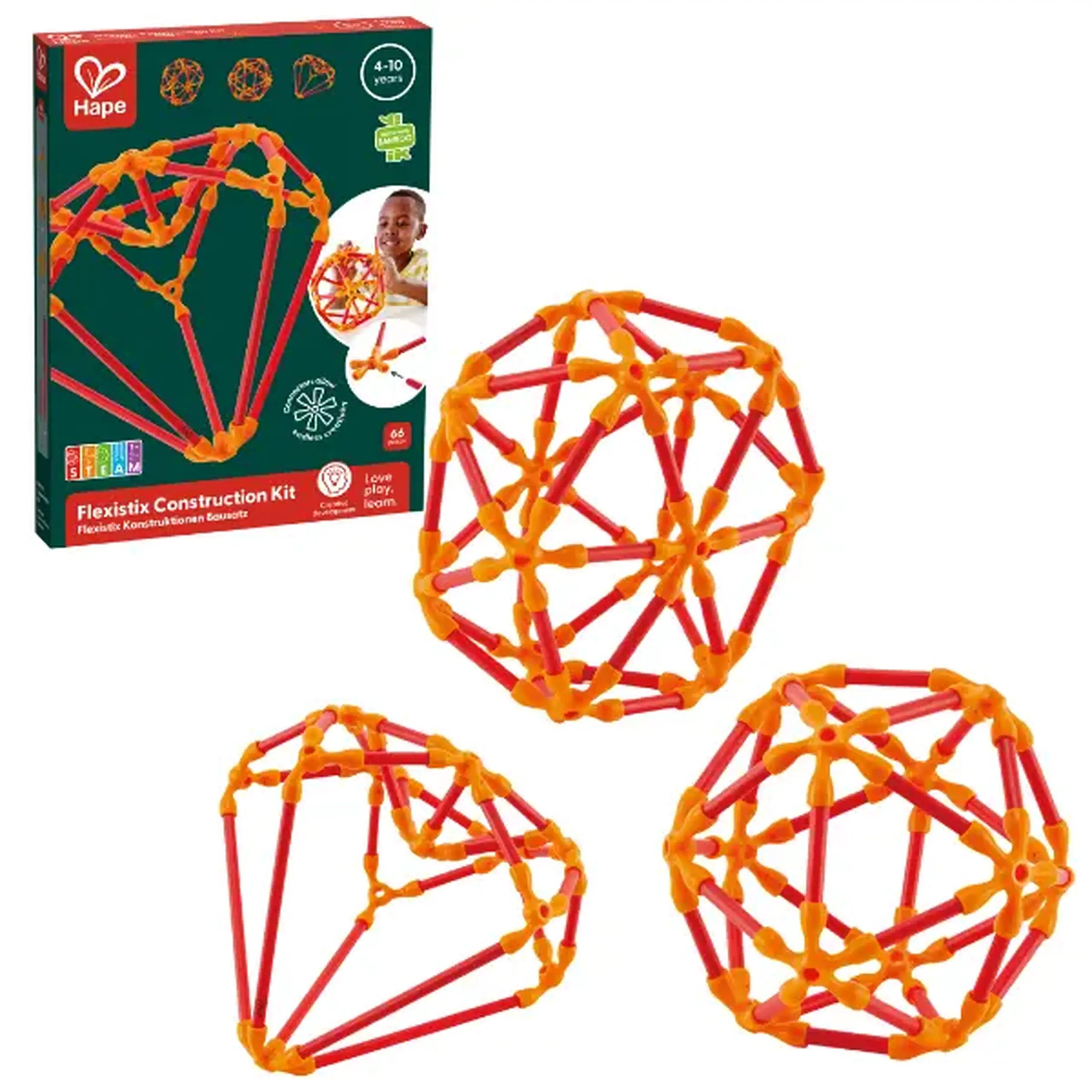 Set de construcție din bambus "Flexistix"
