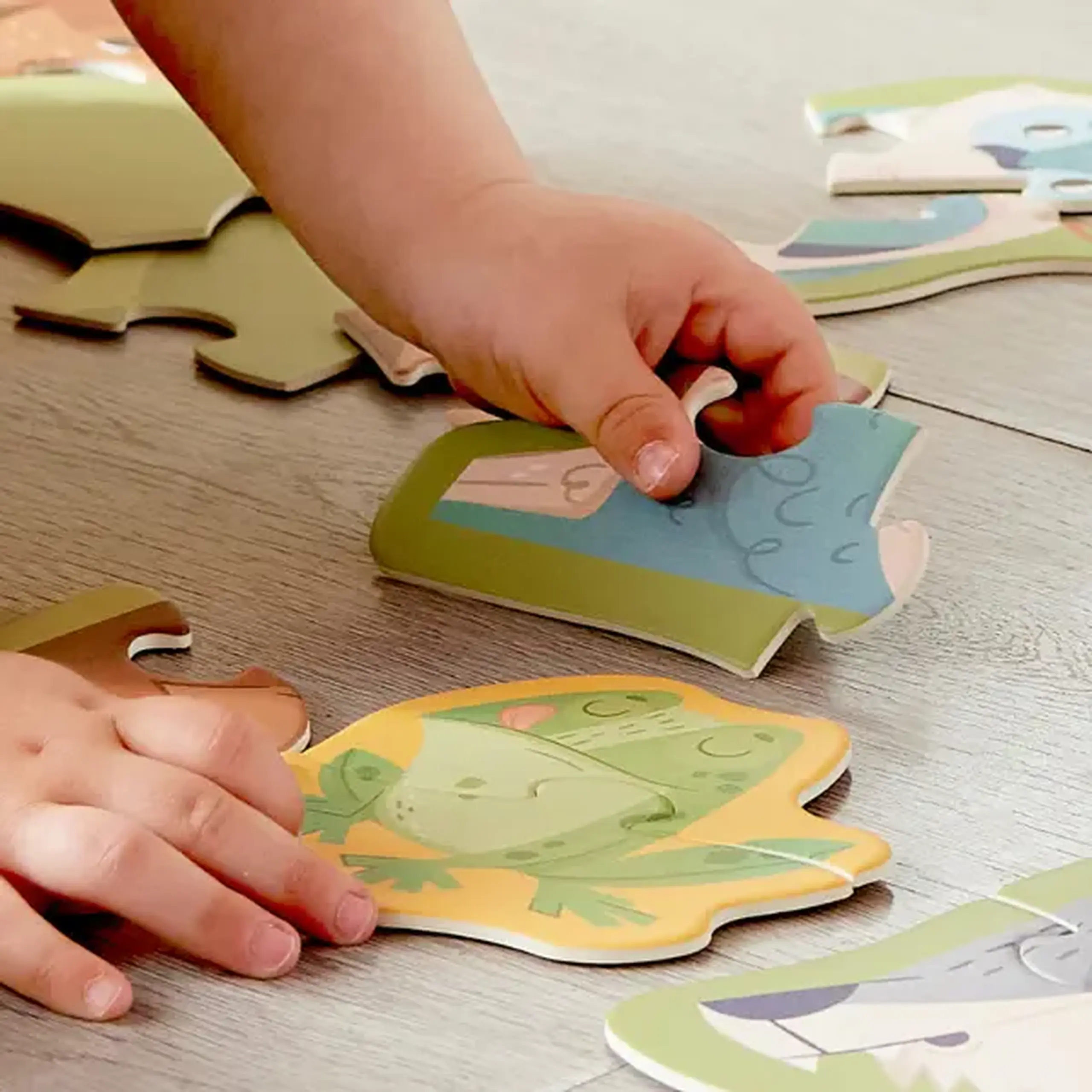 Set puzzle 10 în 1 "Prietenii pădurii"