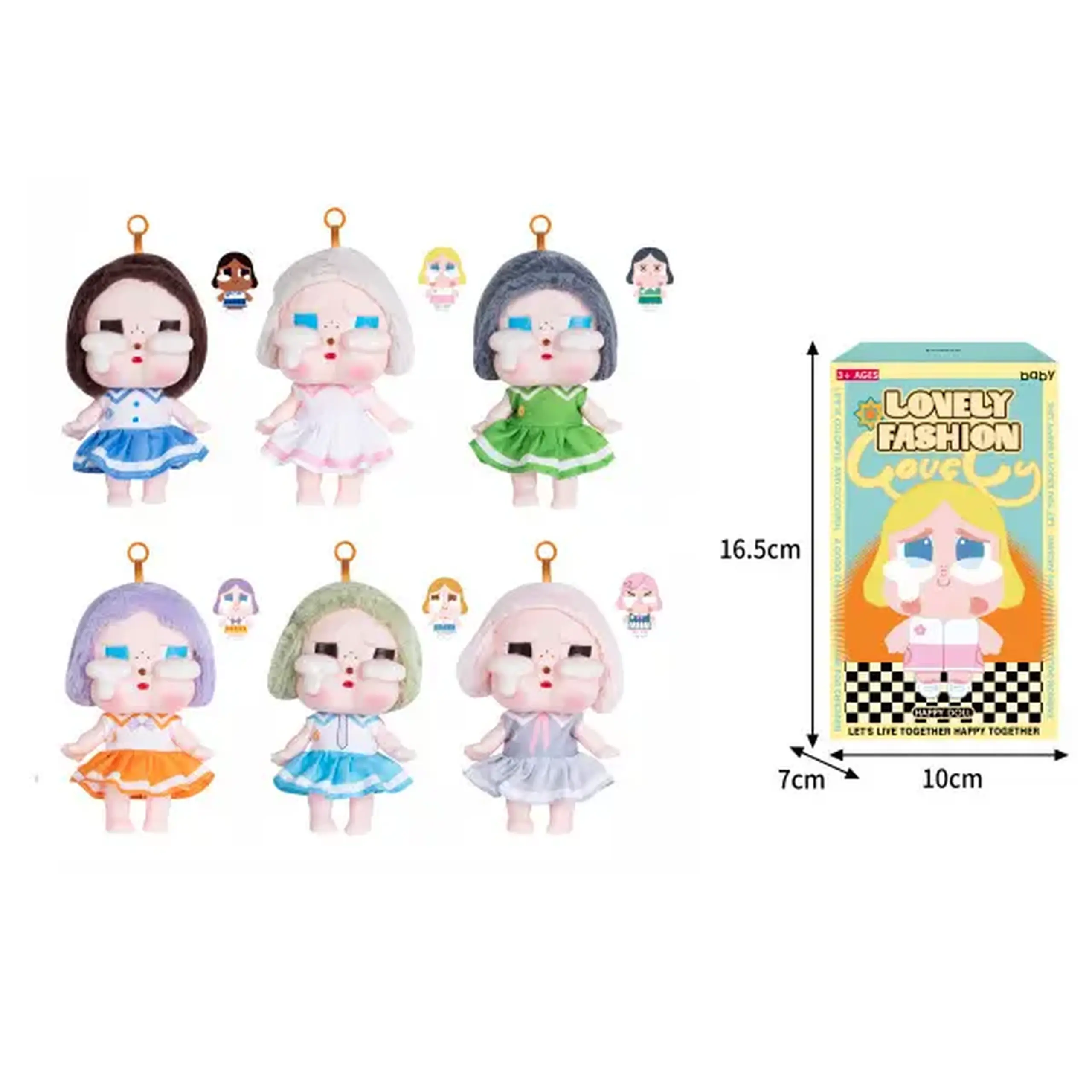 Figurină CRYBABY — Seria "Lovely Fashion", 12 cm