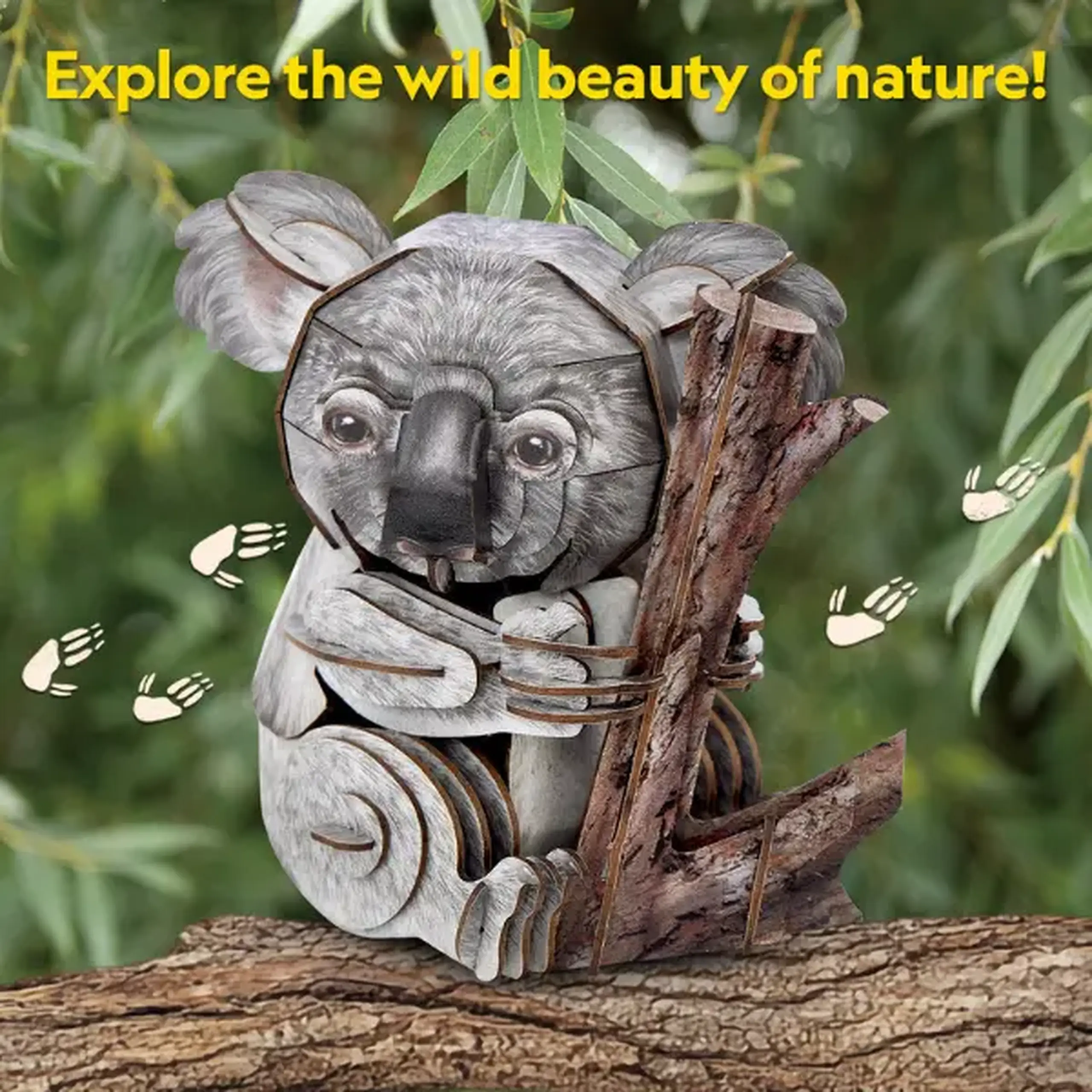 3D puzzle "Koala", 60 elemente