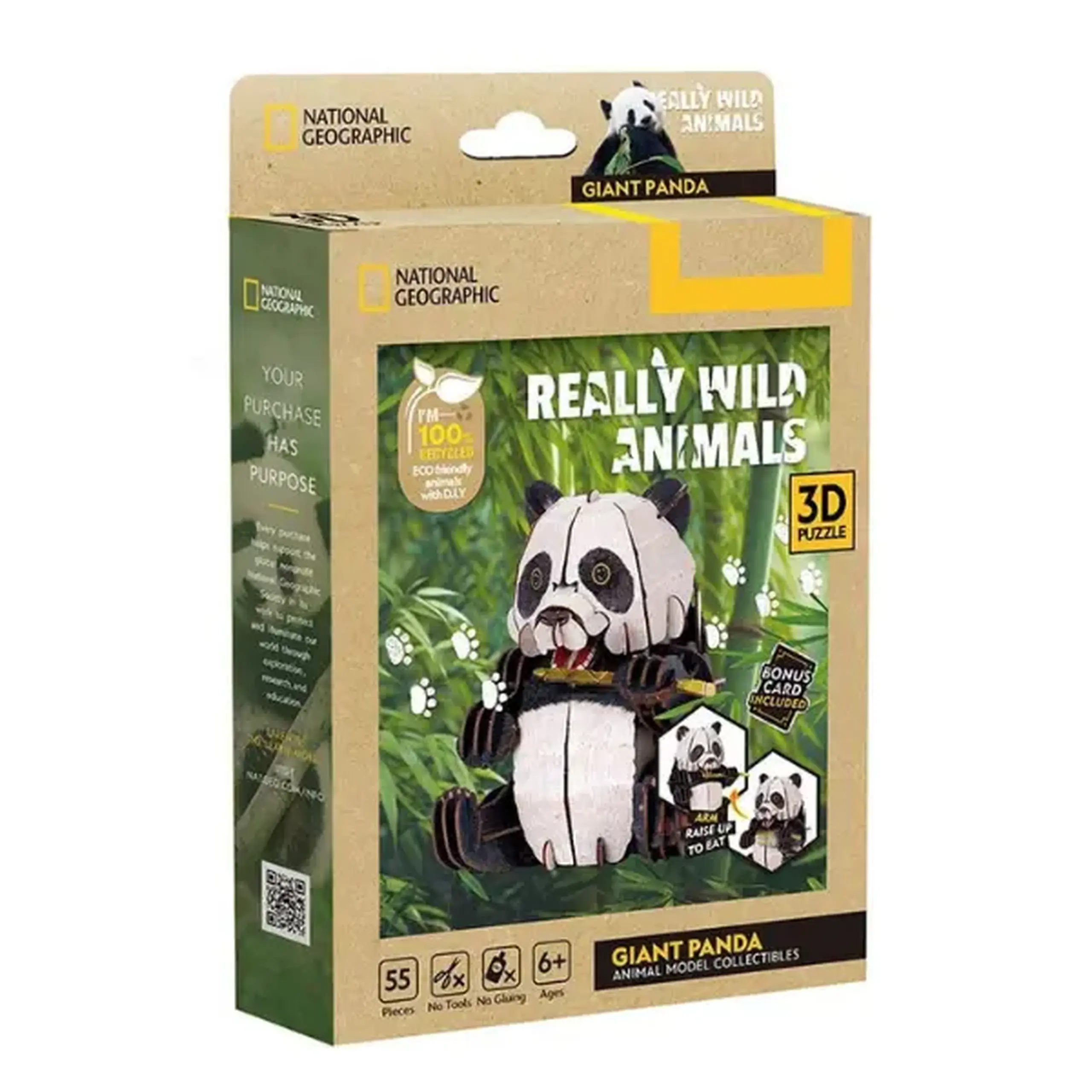 3D puzzle "Panda mare", 55 elemente