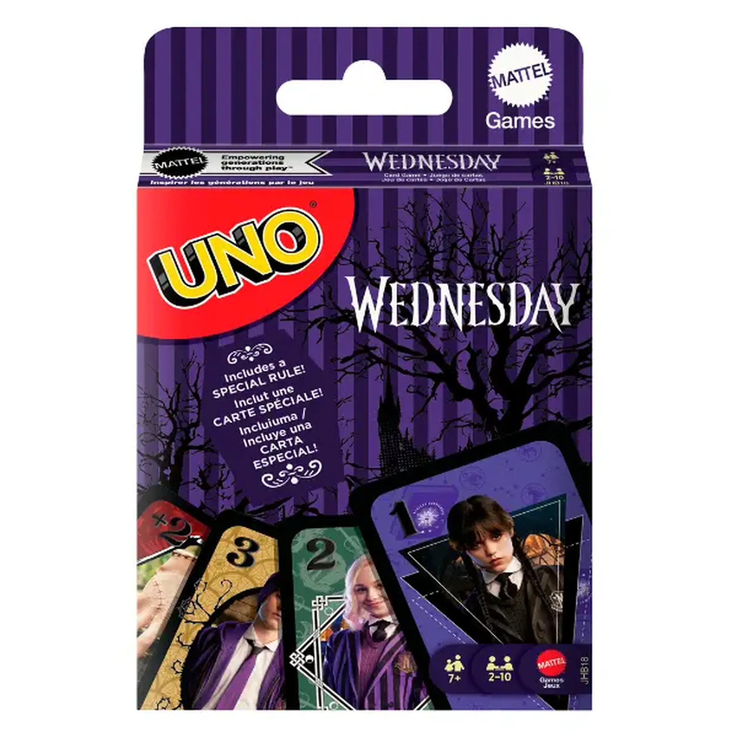 Joc de cărți UNO "Wednesday"