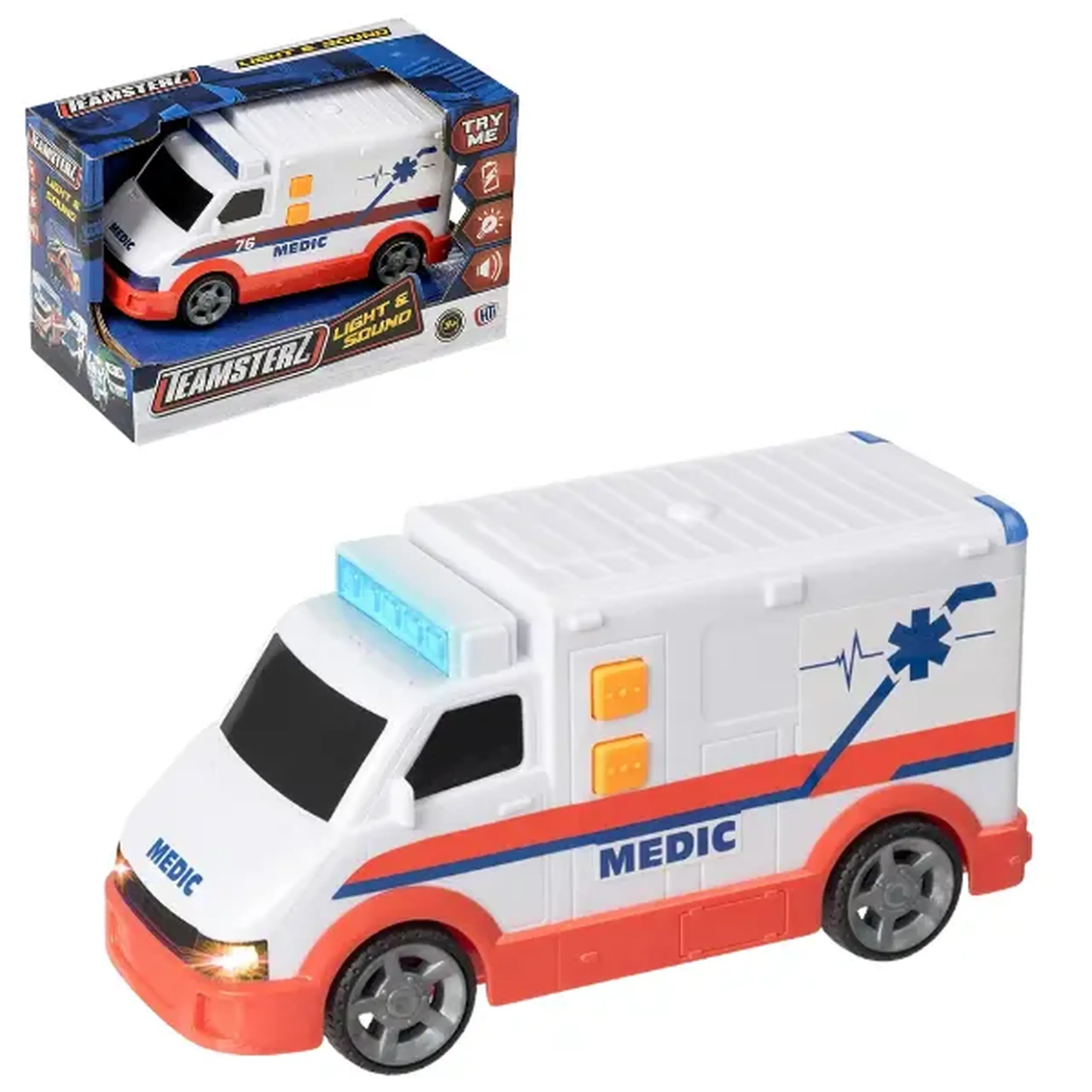 Ambulanță Teamsterz, cu lumini și sunete