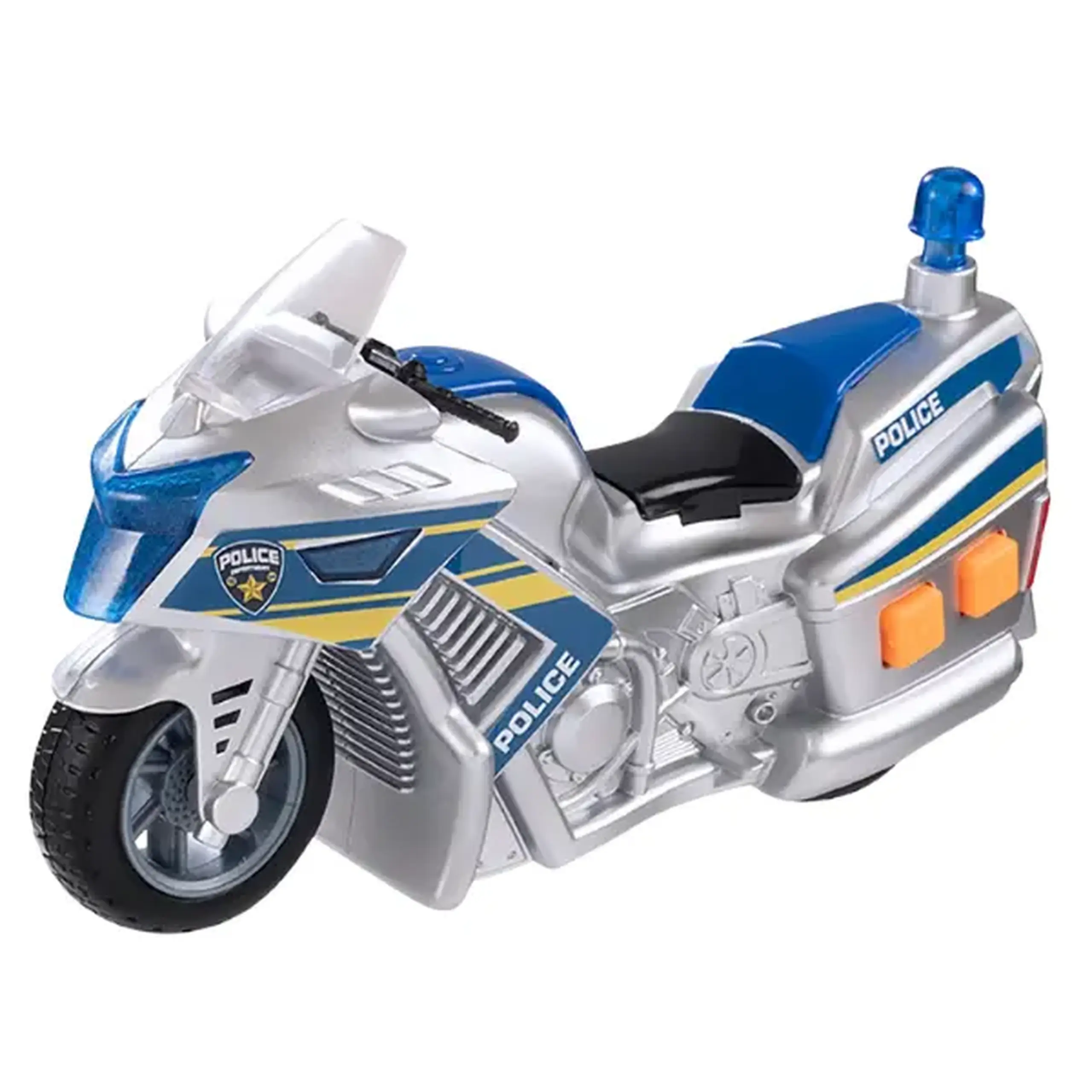 Motocicletă de poliție Teamsterz, cu lumină și sunet