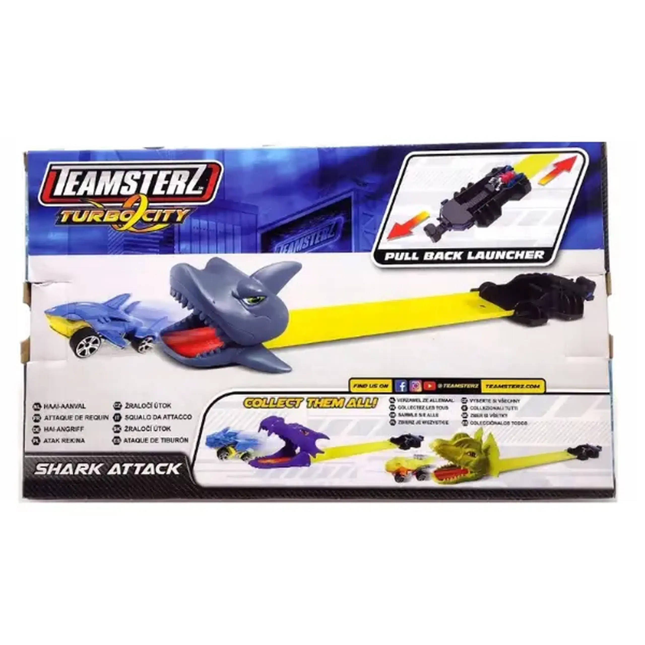 Lansator „Atacul bestiilor” Teamsterz cu mașinuță, în as.